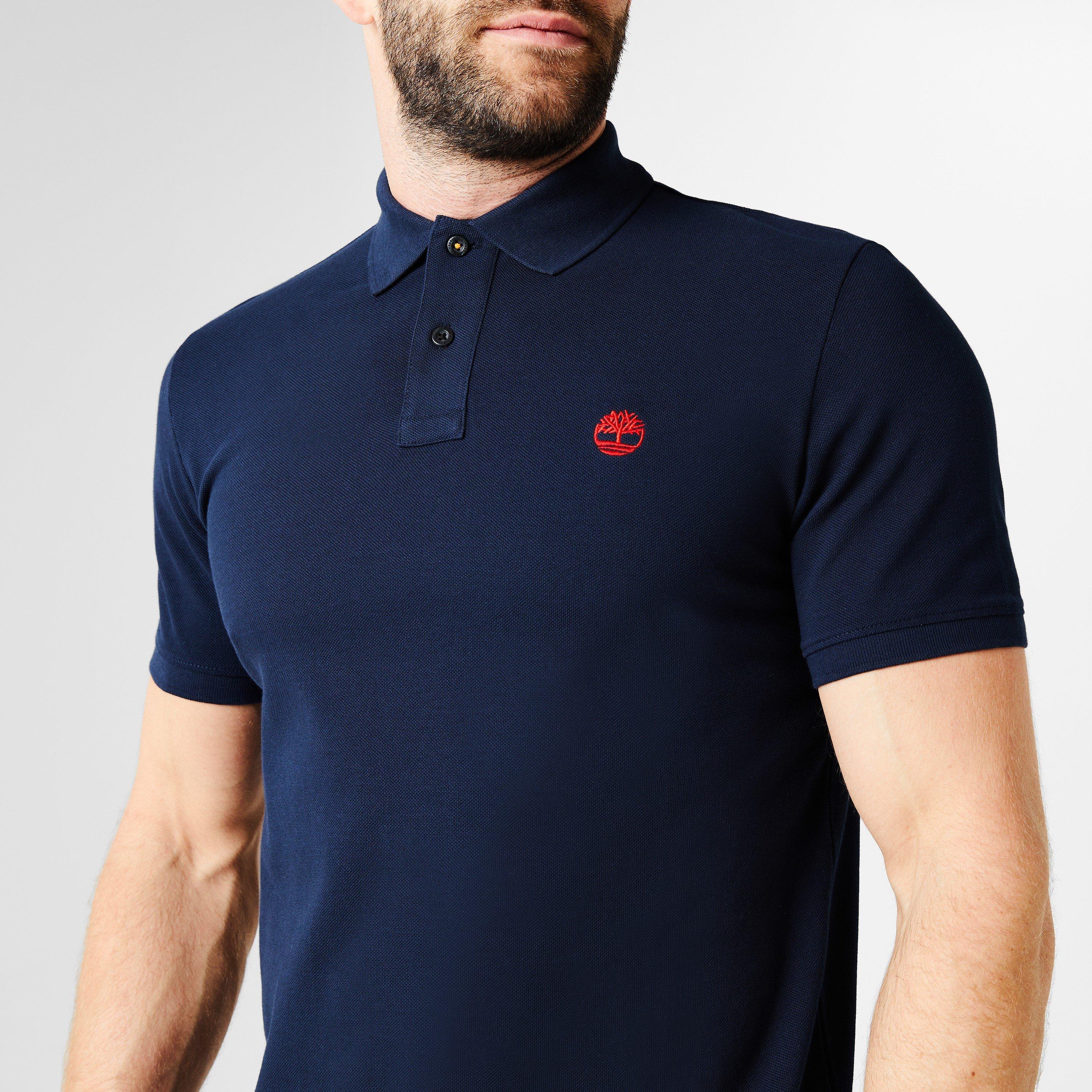 Dark Sapphire - Timberland - Miller Short Sleeve Polo Shirt - 5