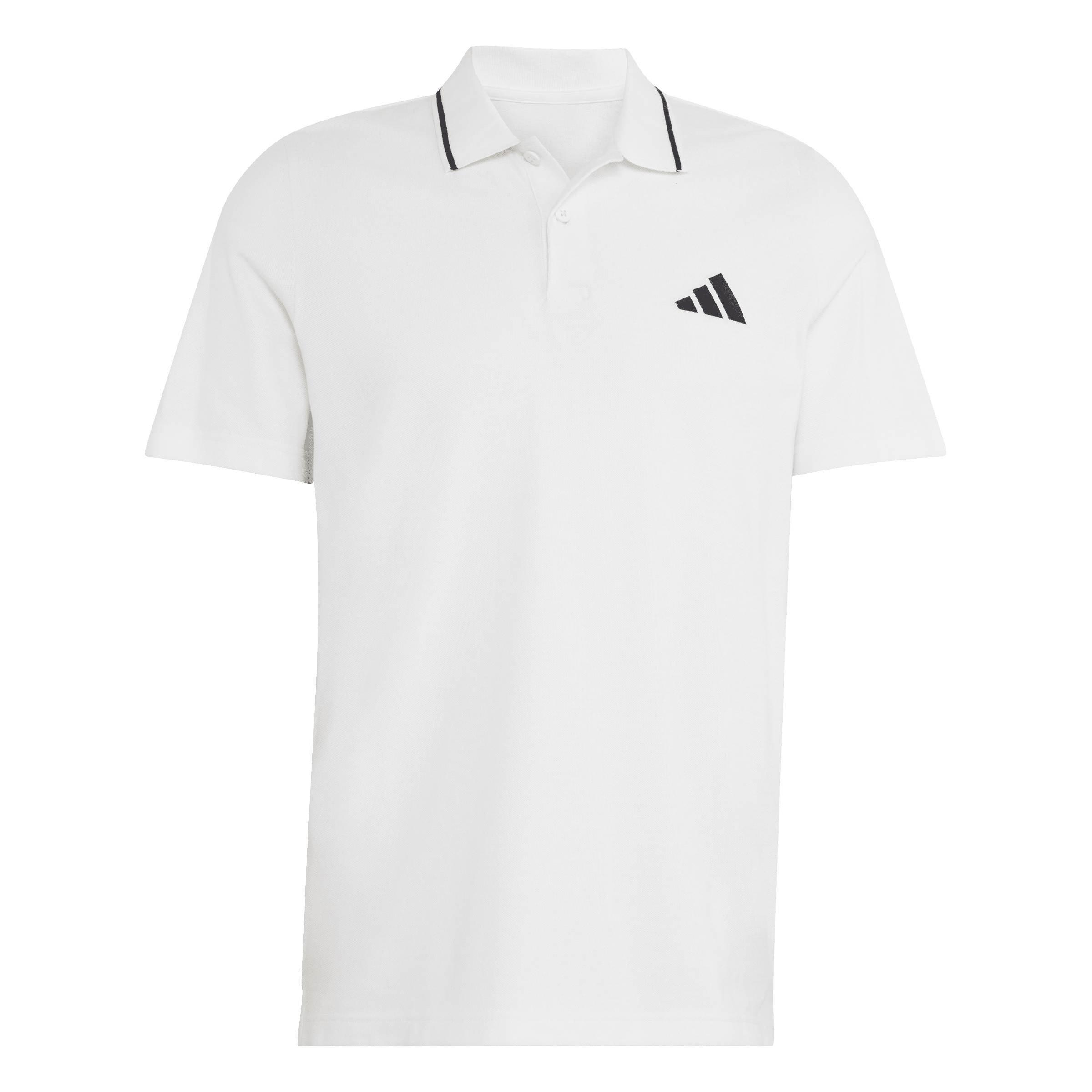 adidas Essentials Mens Cotton 3-Stripes Polo Shirt