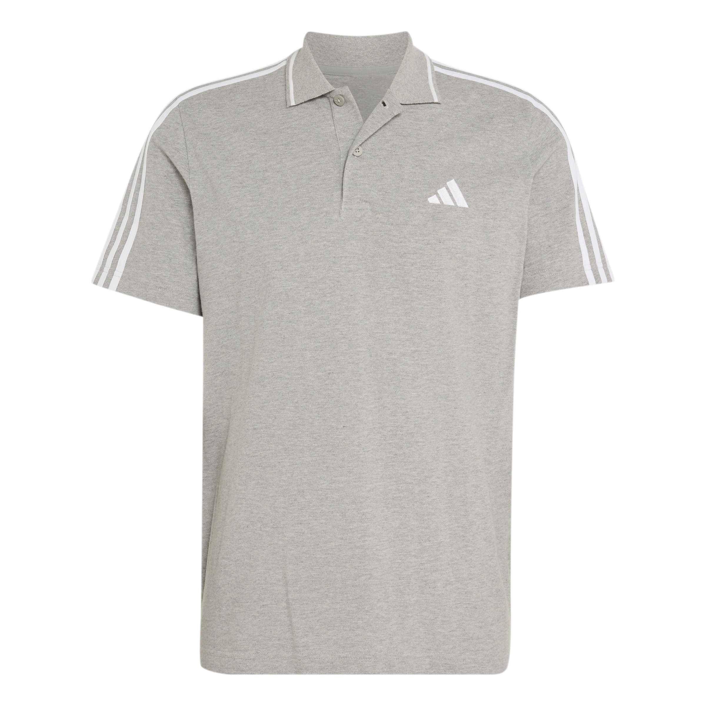 Essentials Mens Cotton 3-Stripes Polo Shirt