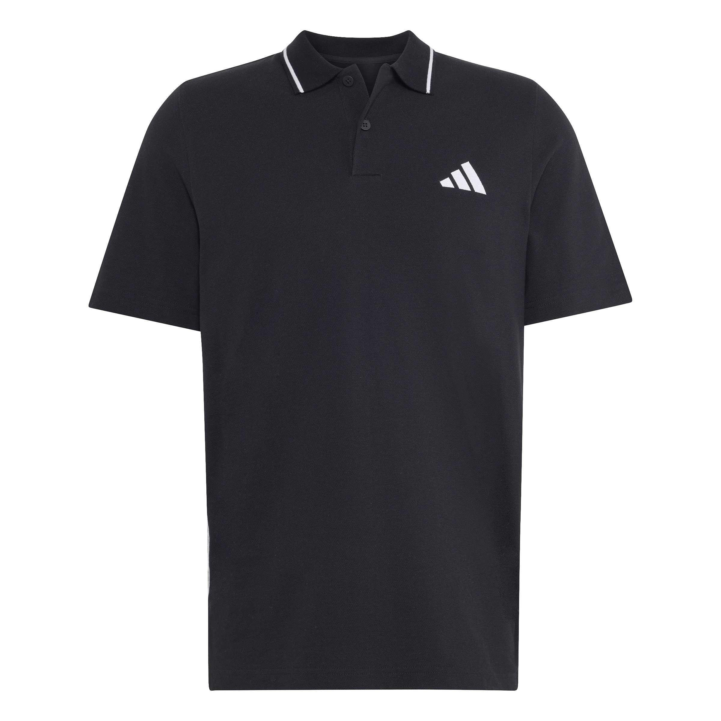 Essentials Mens Cotton 3-Stripes Polo Shirt
