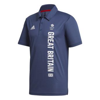 adidas Great Britain Team Polo Shirt Mens