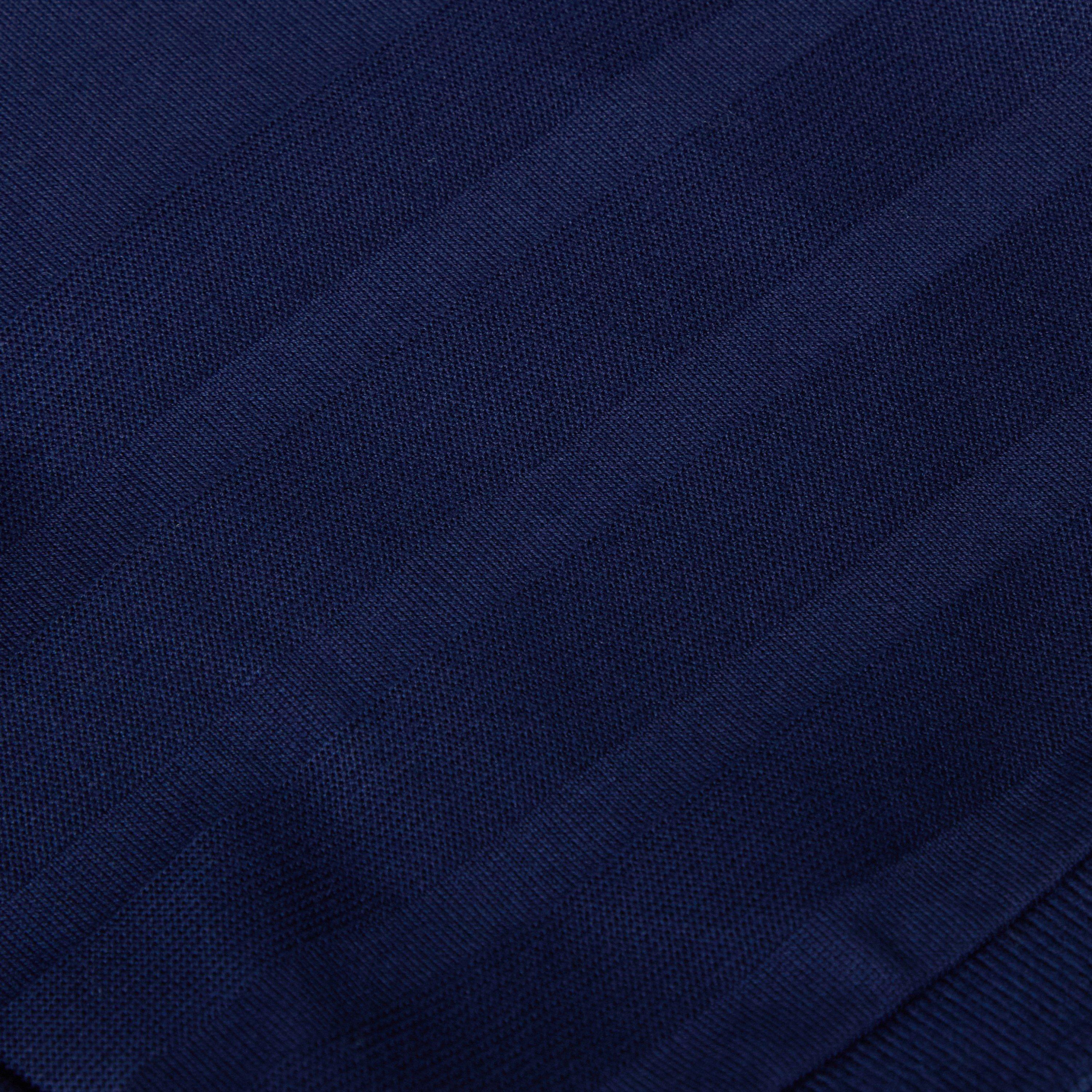 Navy - Thom Browne - TB SS 4Bar Rib Polo Sn63 - 3