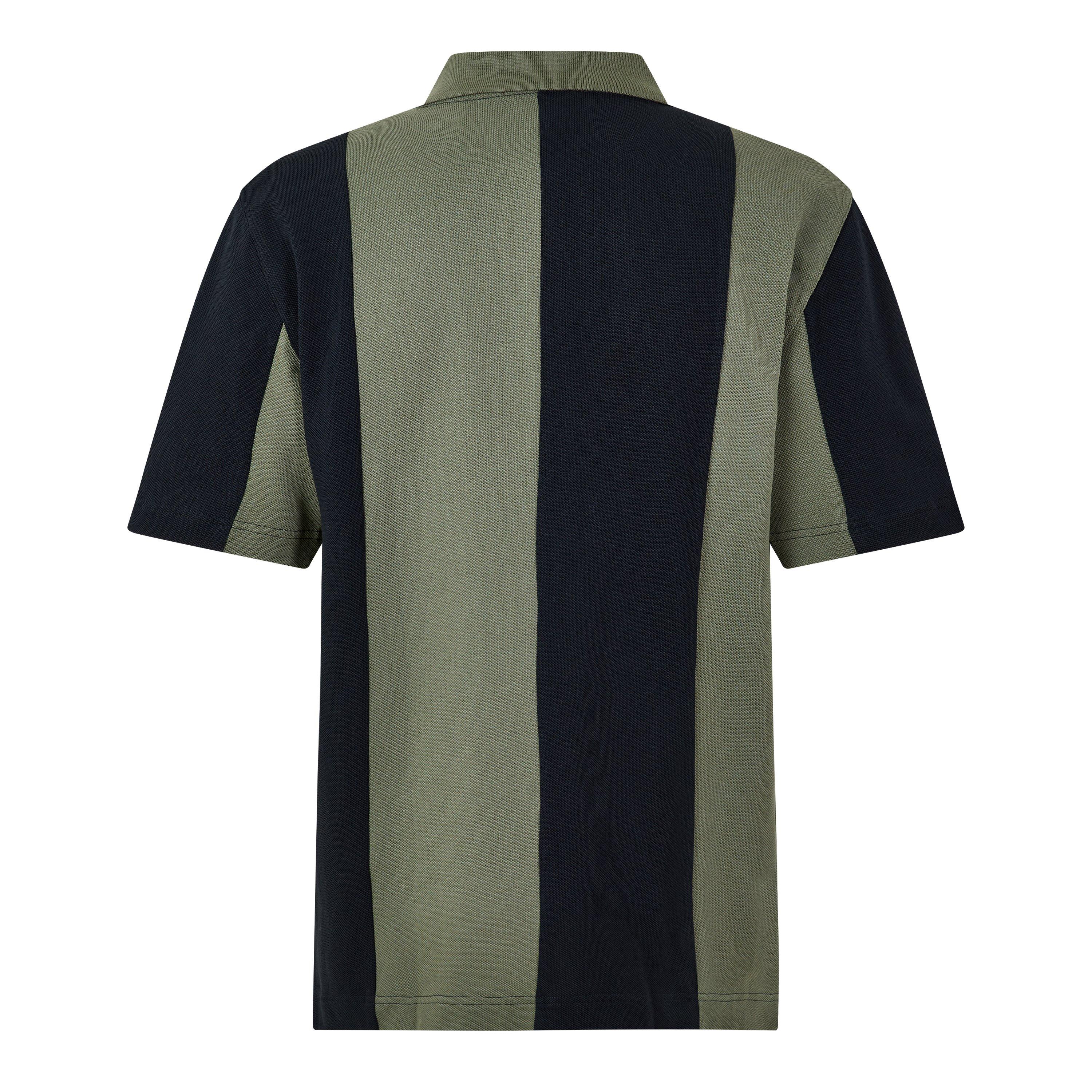 Black 102 - Fred Perry - Men's Panel Cotton Short-Sleeve Polo - 2