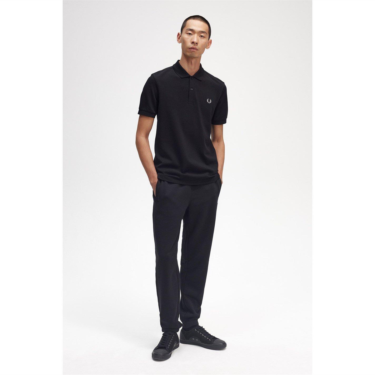 Black/Chrome906 - Fred Perry - Plain Polo Shirt - 2
