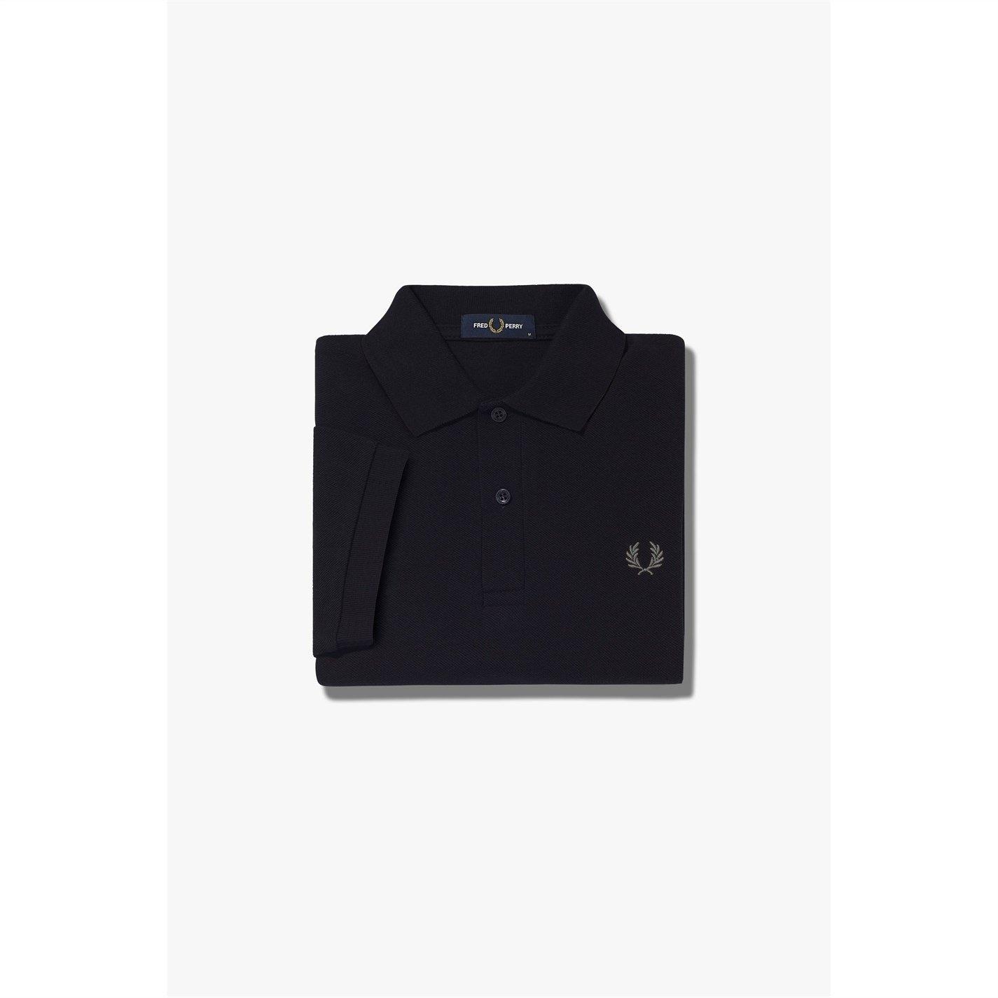 Black/Chrome906 - Fred Perry - Plain Polo Shirt - 6