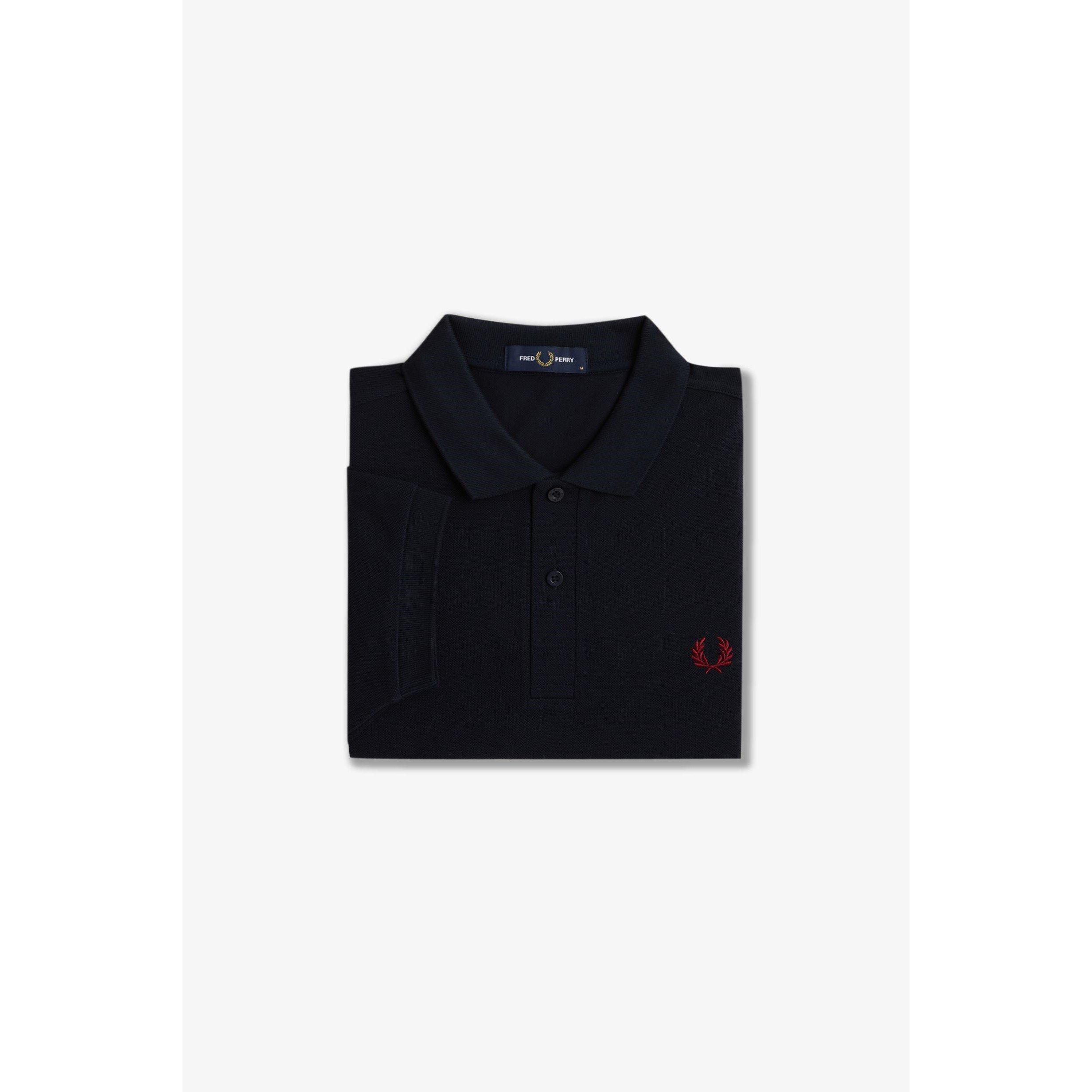 Navy V73 - Fred Perry - Plain Polo Shirt - 3