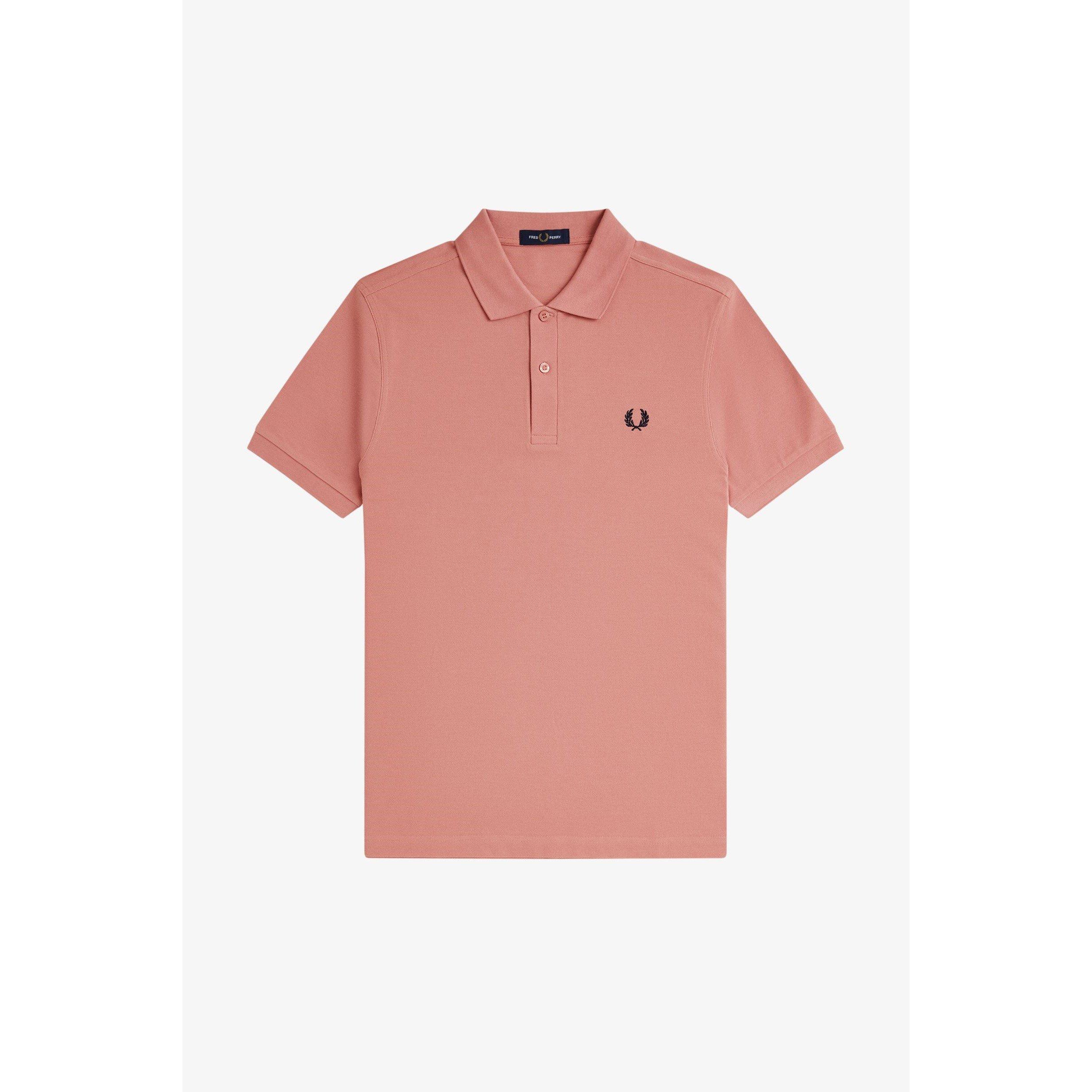Putty Pink Y71 - Fred Perry - Plain Polo Shirt - 5