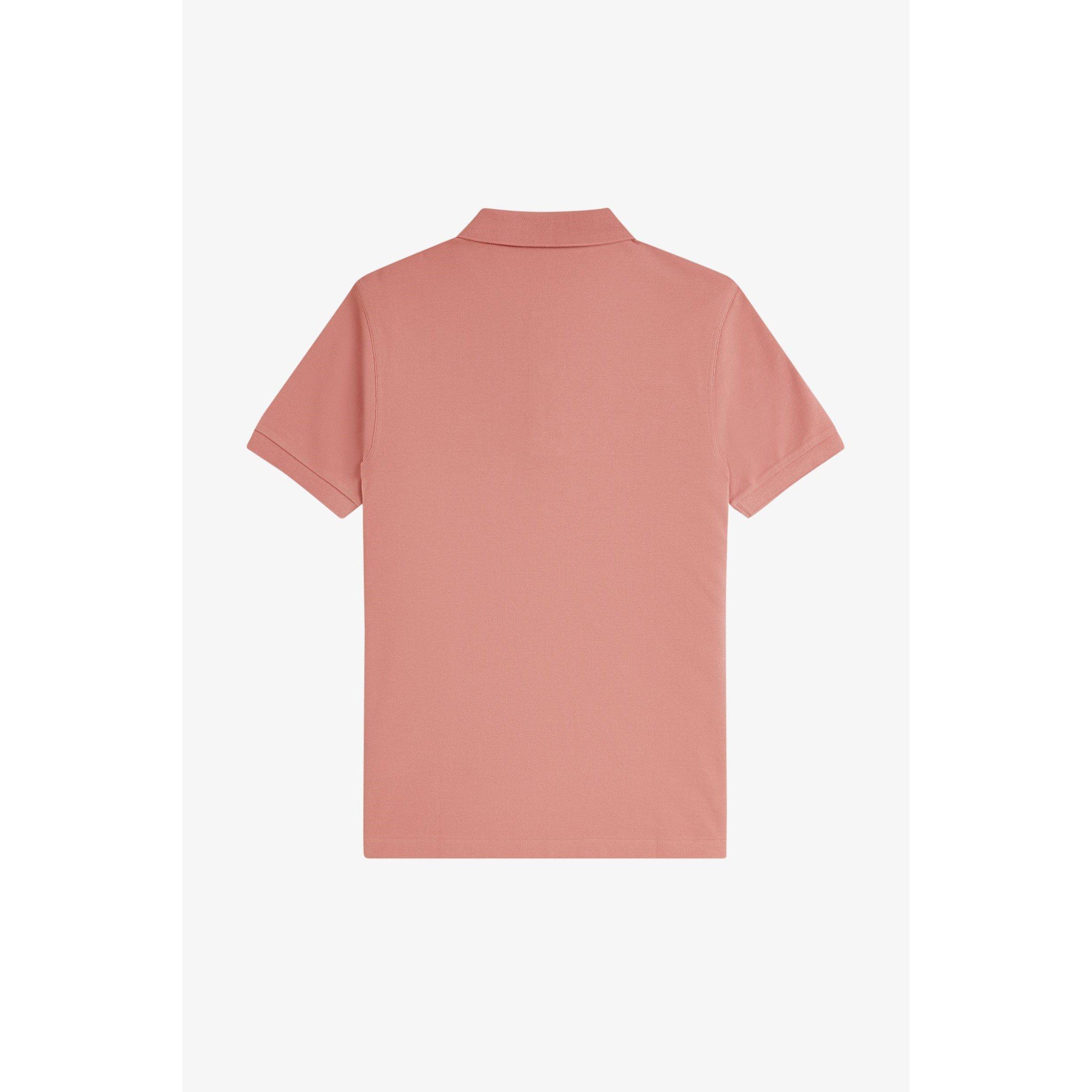 Putty Pink Y71 - Fred Perry - Plain Polo Shirt - 6