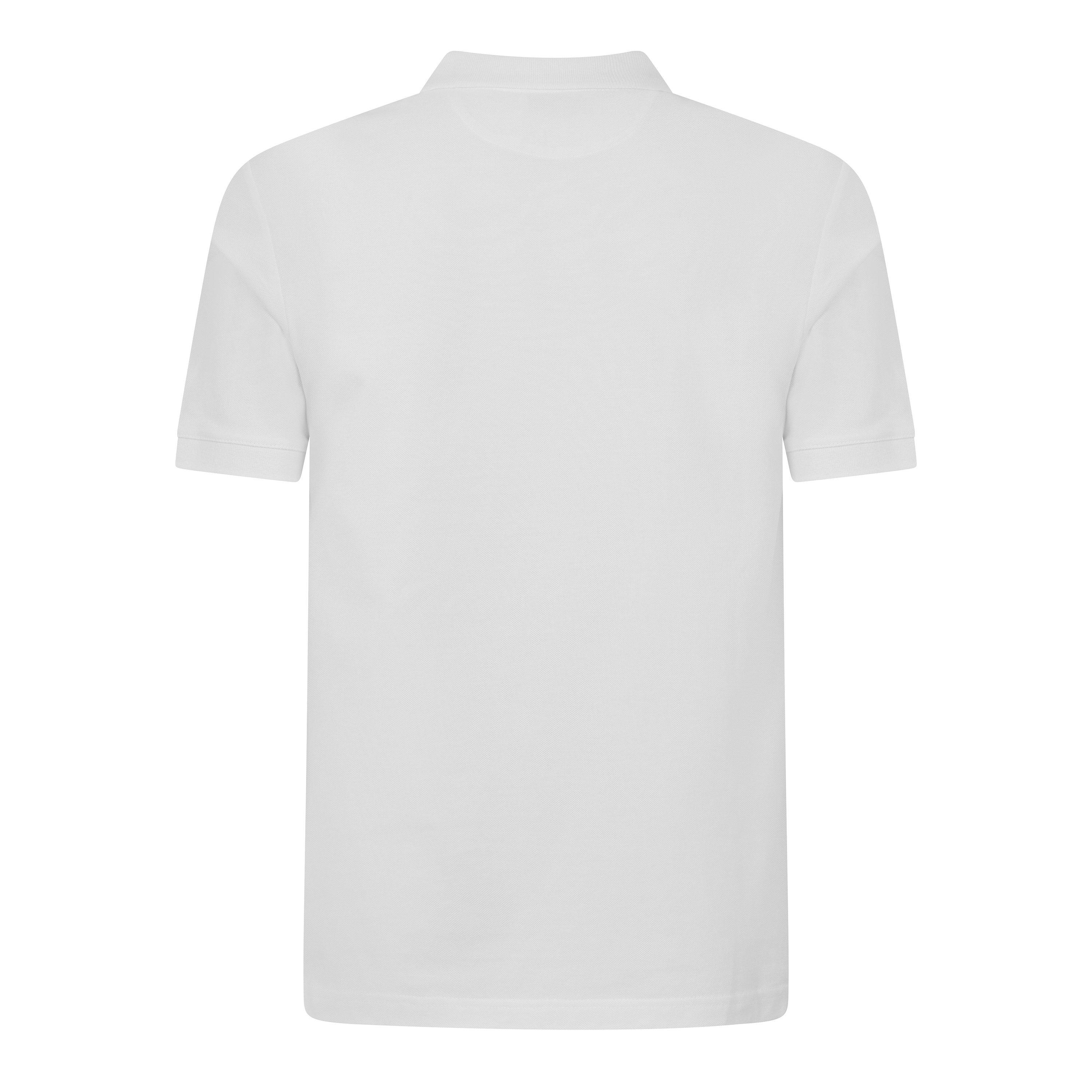 White 104 - Farah - Men's Emerson Short Sleeve Polo Shirt - 2