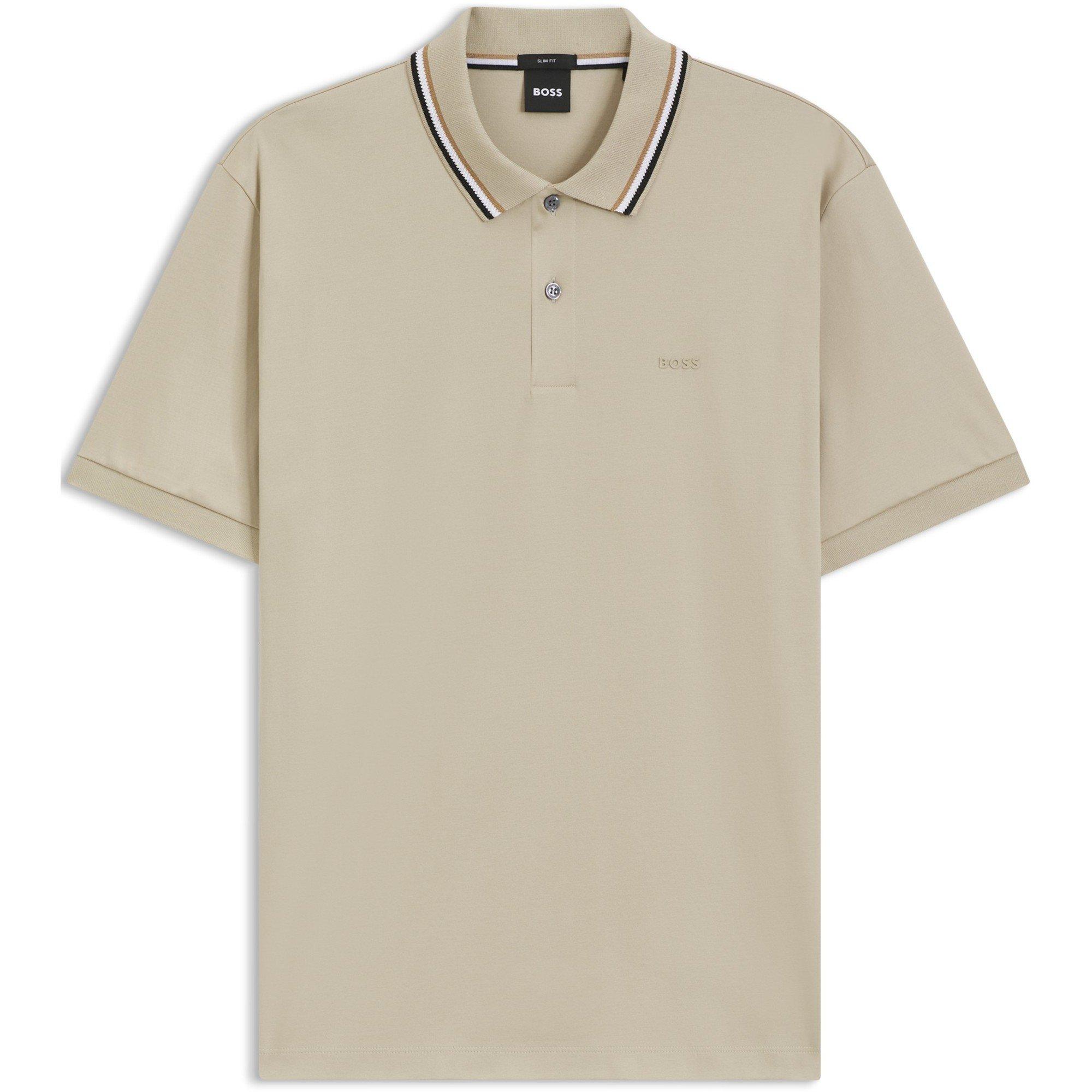 Boss Men's HBB Penrose 38 Polo Shirt, Signature Tipped Collar