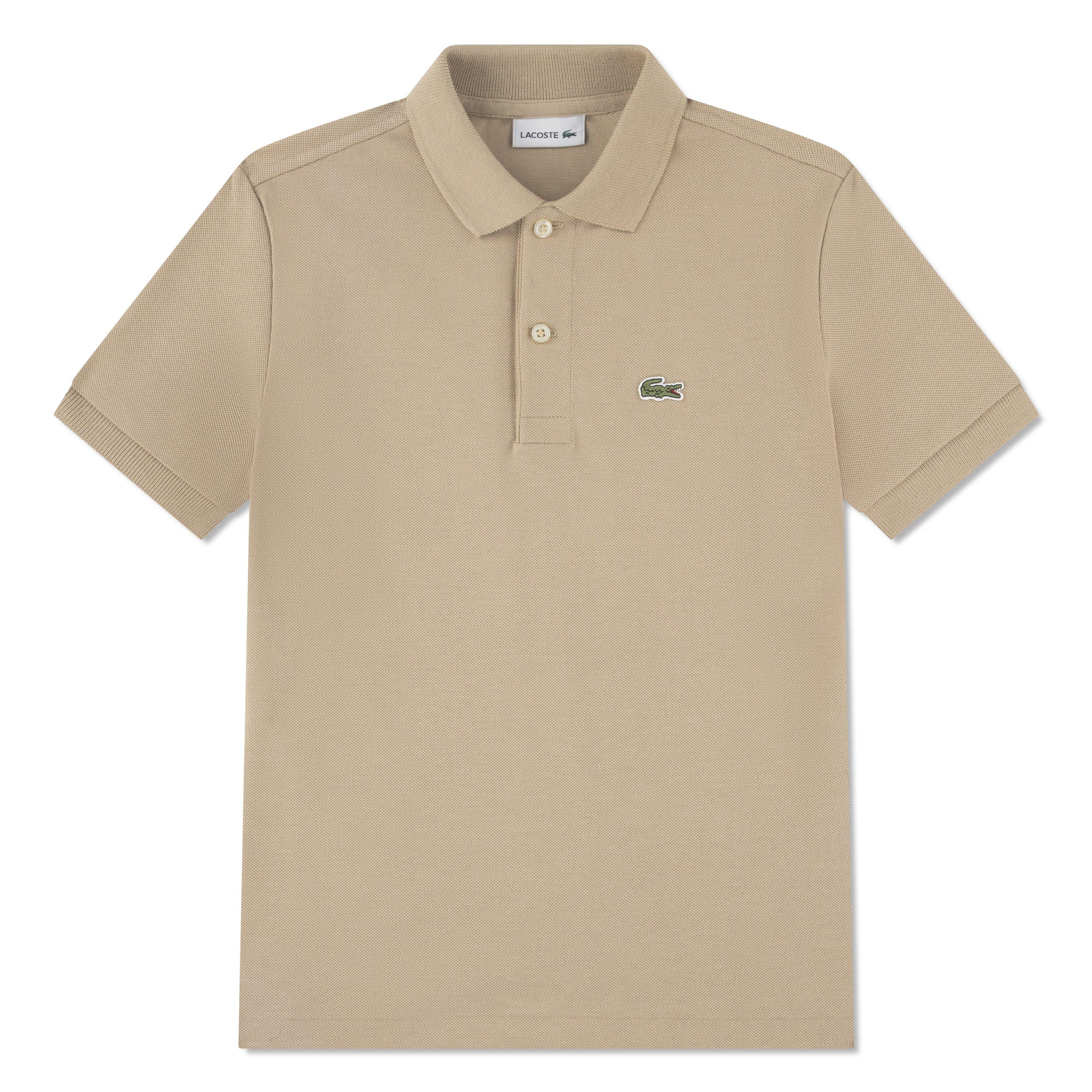 Beige - Lacoste - Lacoste S Logo Polo Jn64 - 1