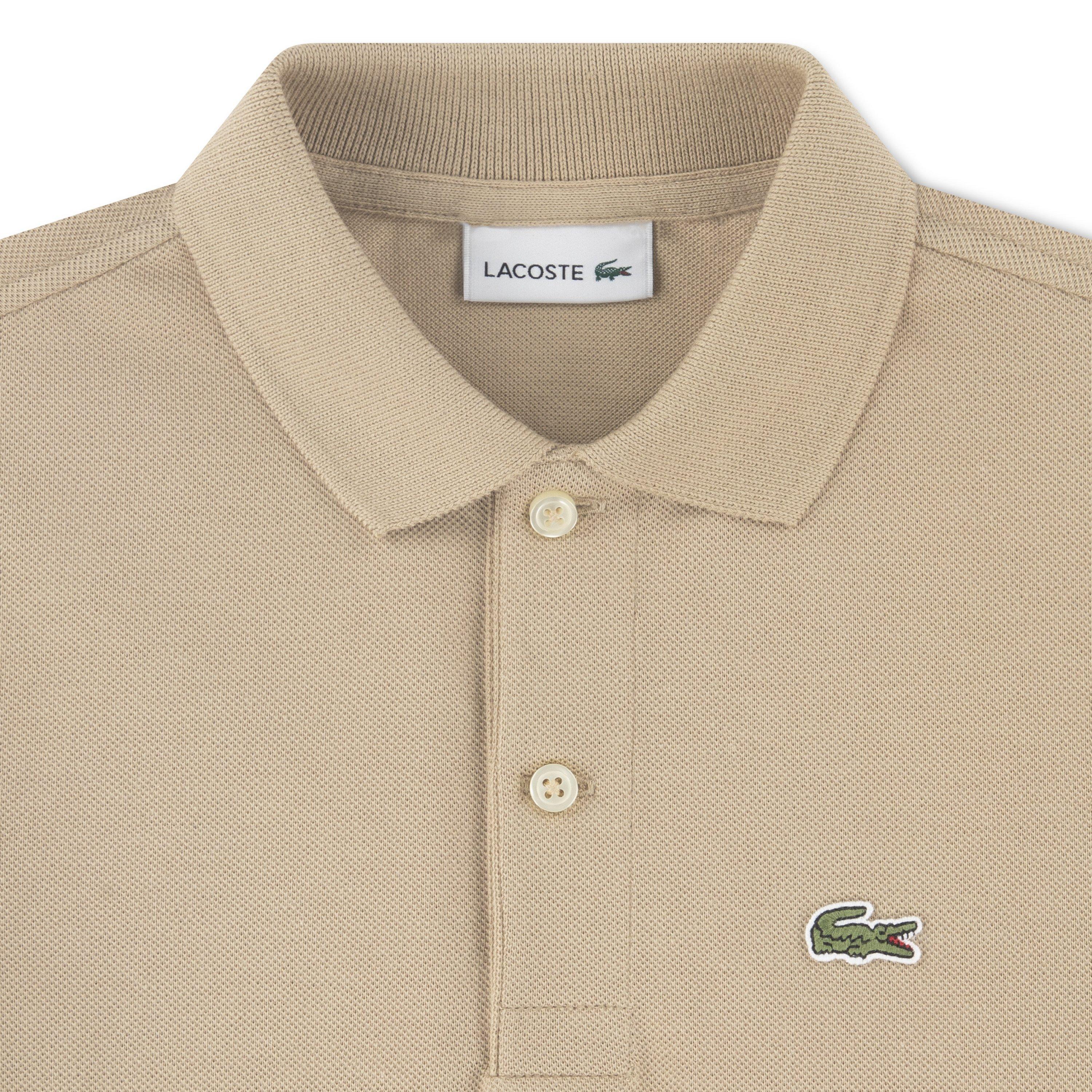 Beige - Lacoste - Lacoste S Logo Polo Jn64 - 2