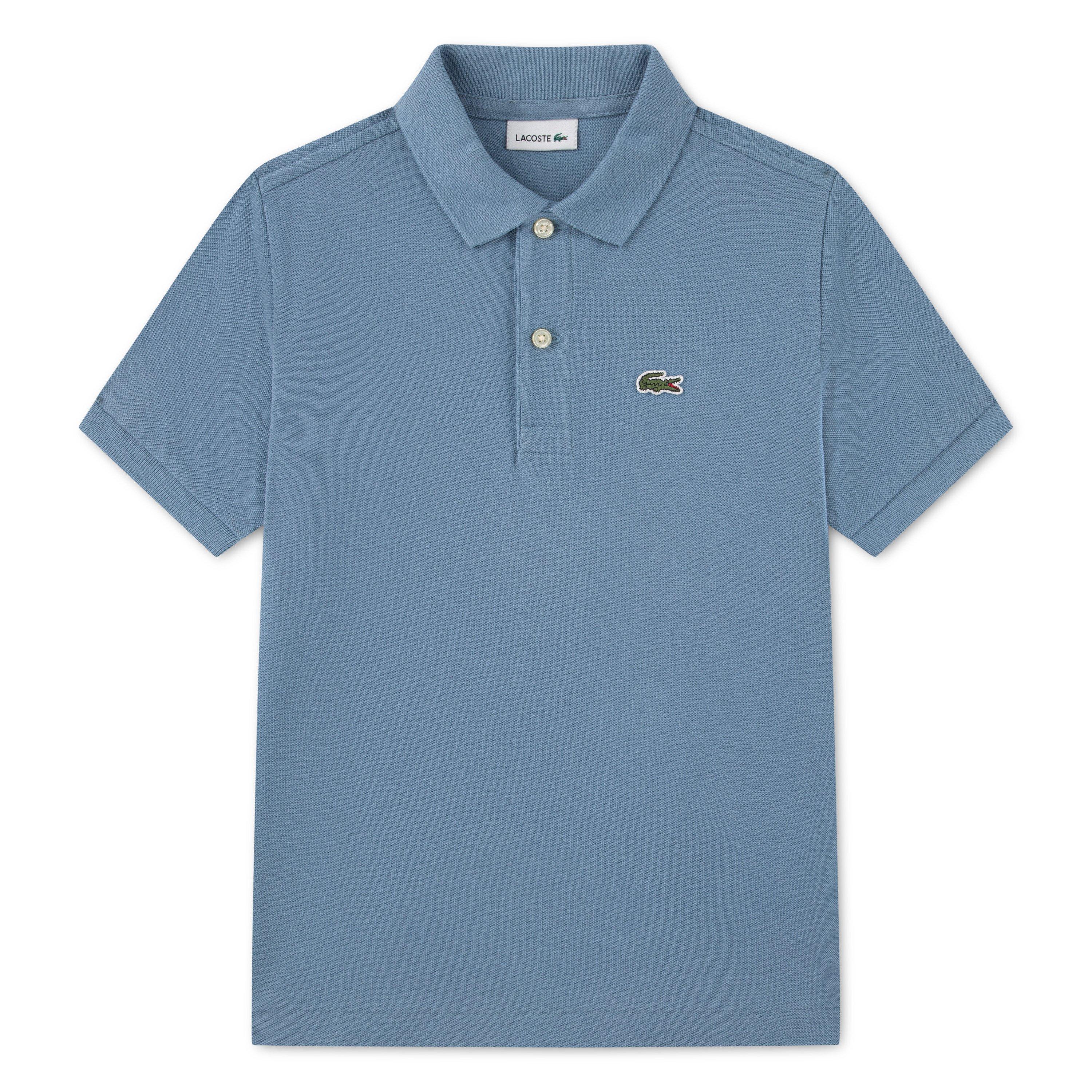 Blue - Lacoste - Lacoste S Logo Polo Jn64 - 1