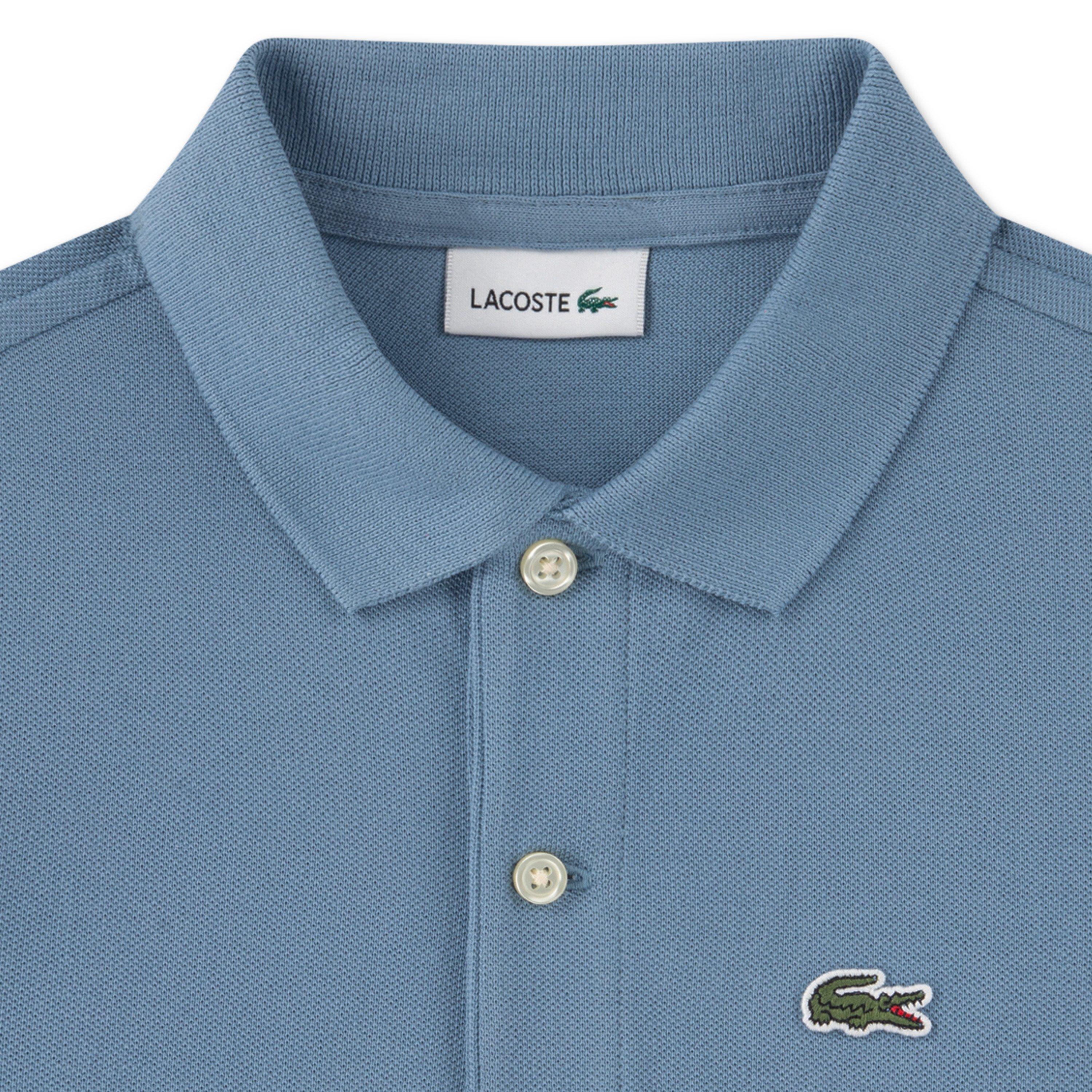 Blue - Lacoste - Lacoste S Logo Polo Jn64 - 2