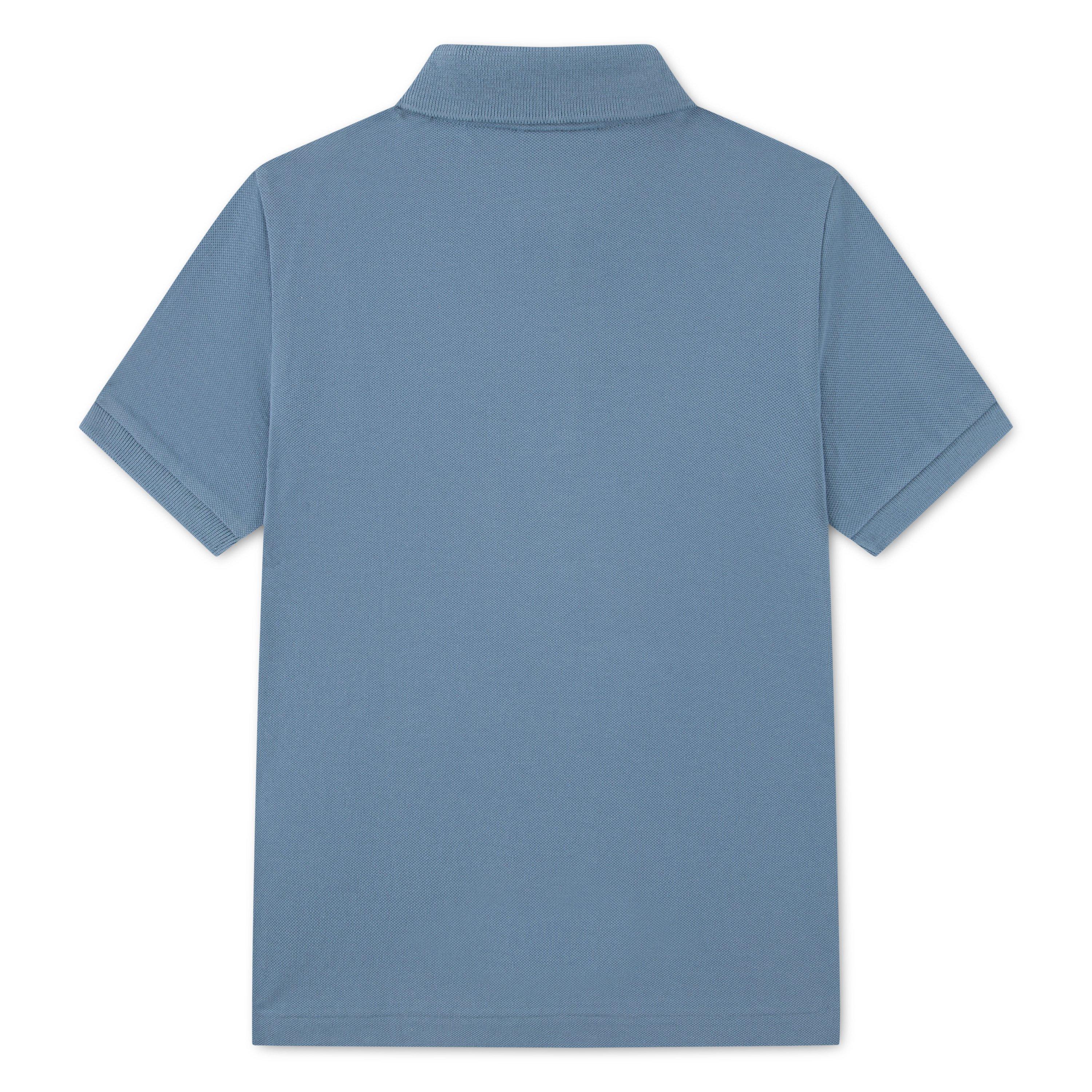 Blue - Lacoste - Lacoste S Logo Polo Jn64 - 3