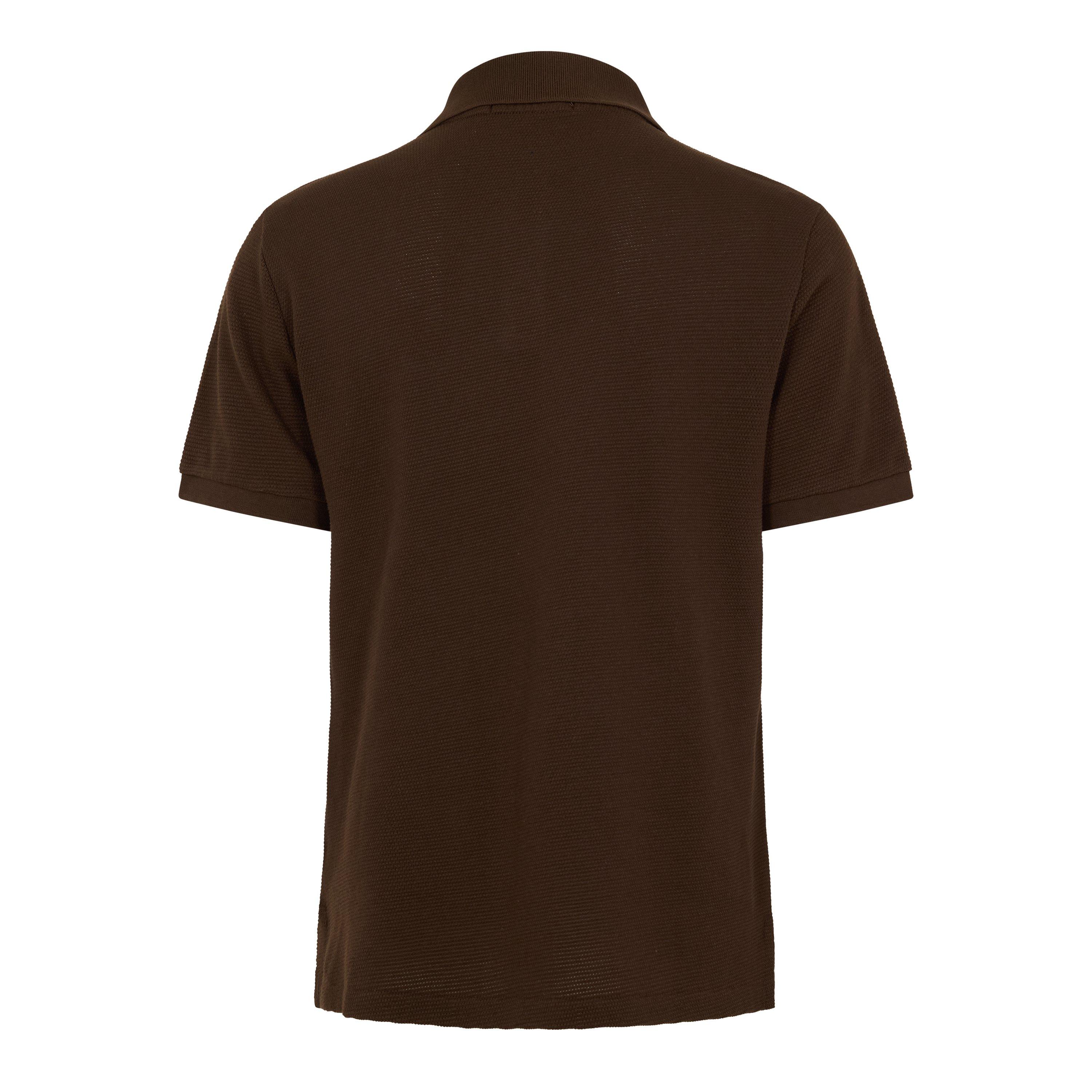 Nutmeg Brown - Polo Ralph Lauren - Men's Knitted Short Sleeve Shirt - 2