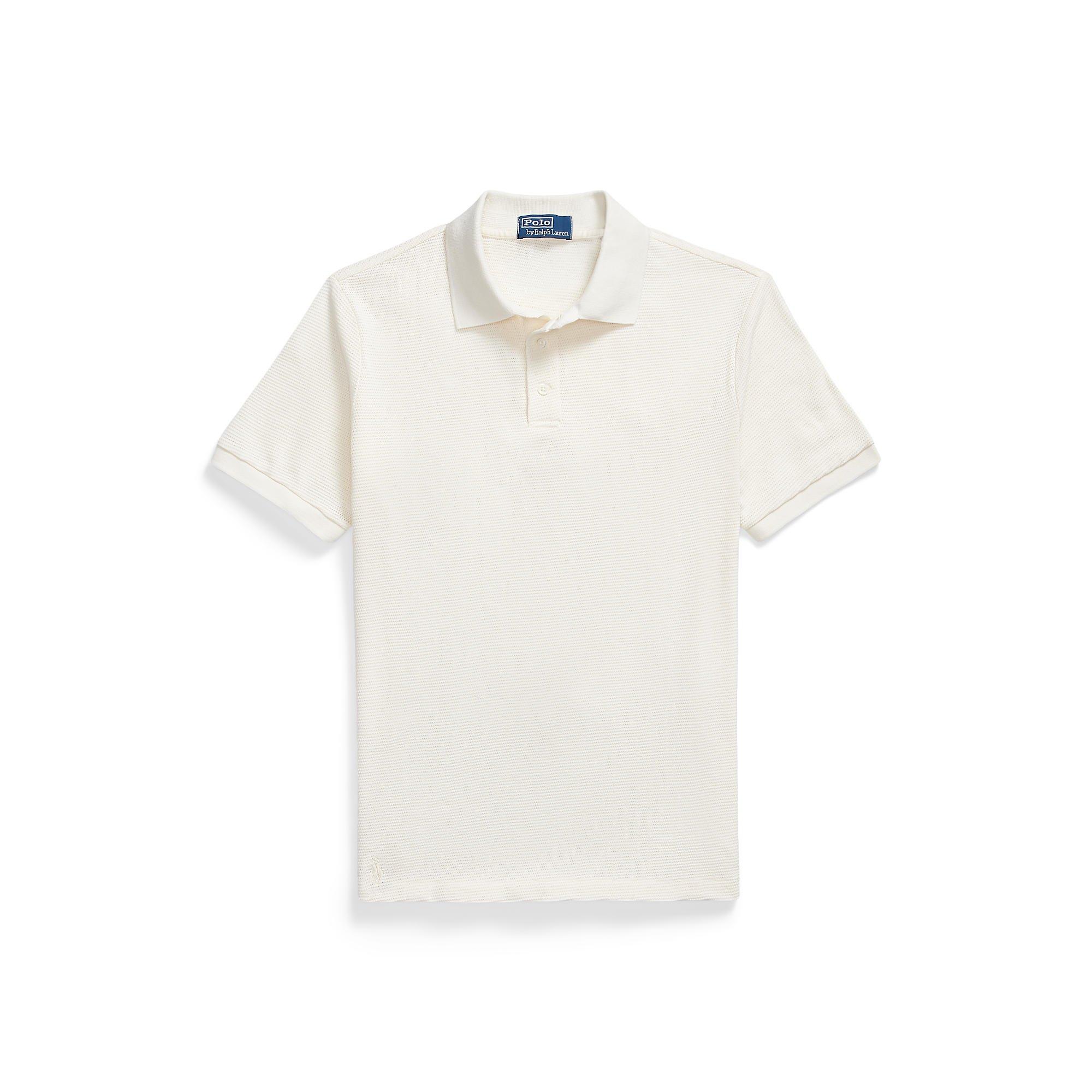 Polo Ralph Lauren Men's Knitted Short Sleeve Shirt - Clubhouse Cream - XL