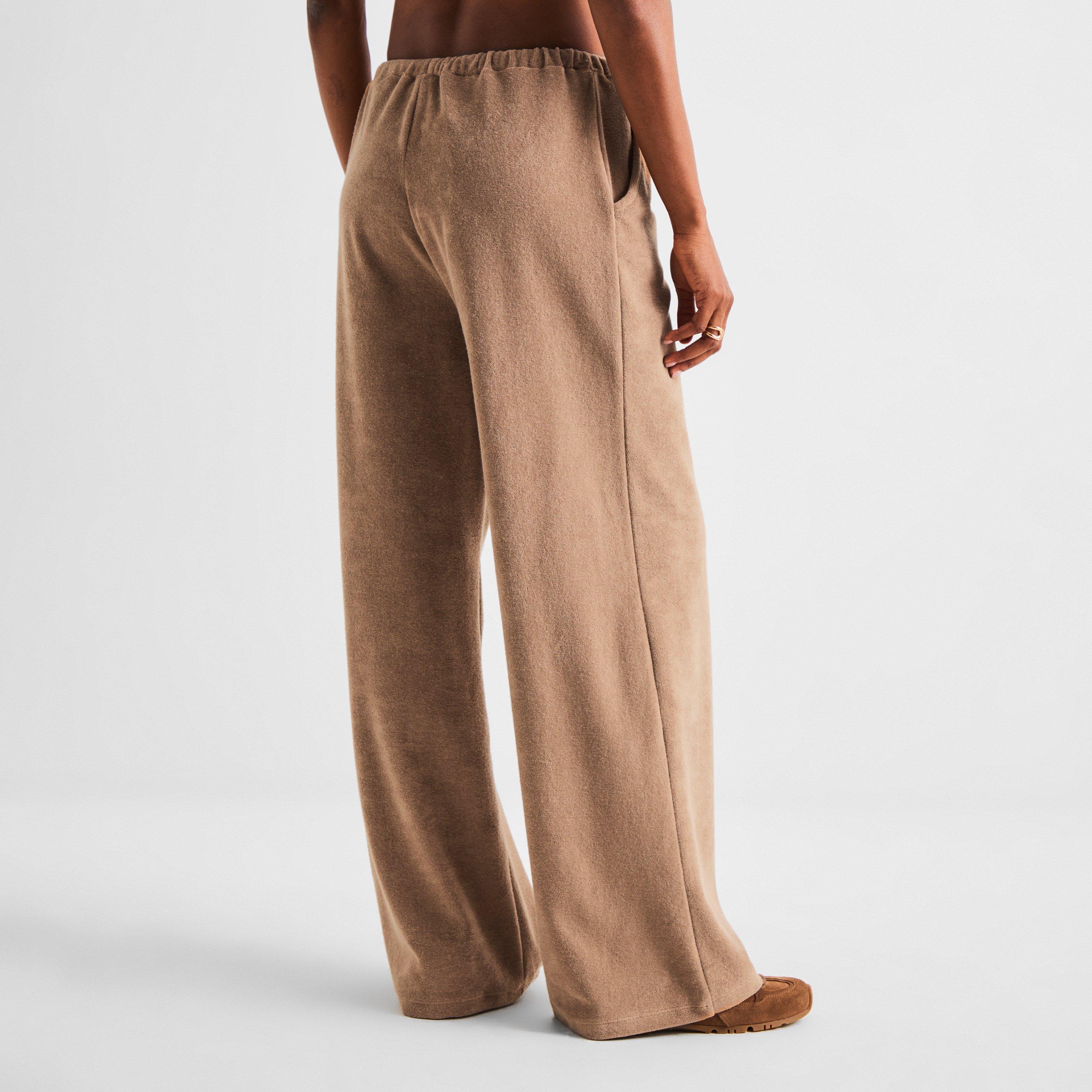 Beige - 4th and Reckless - Women's Drift Straight Leg Trousers - 4