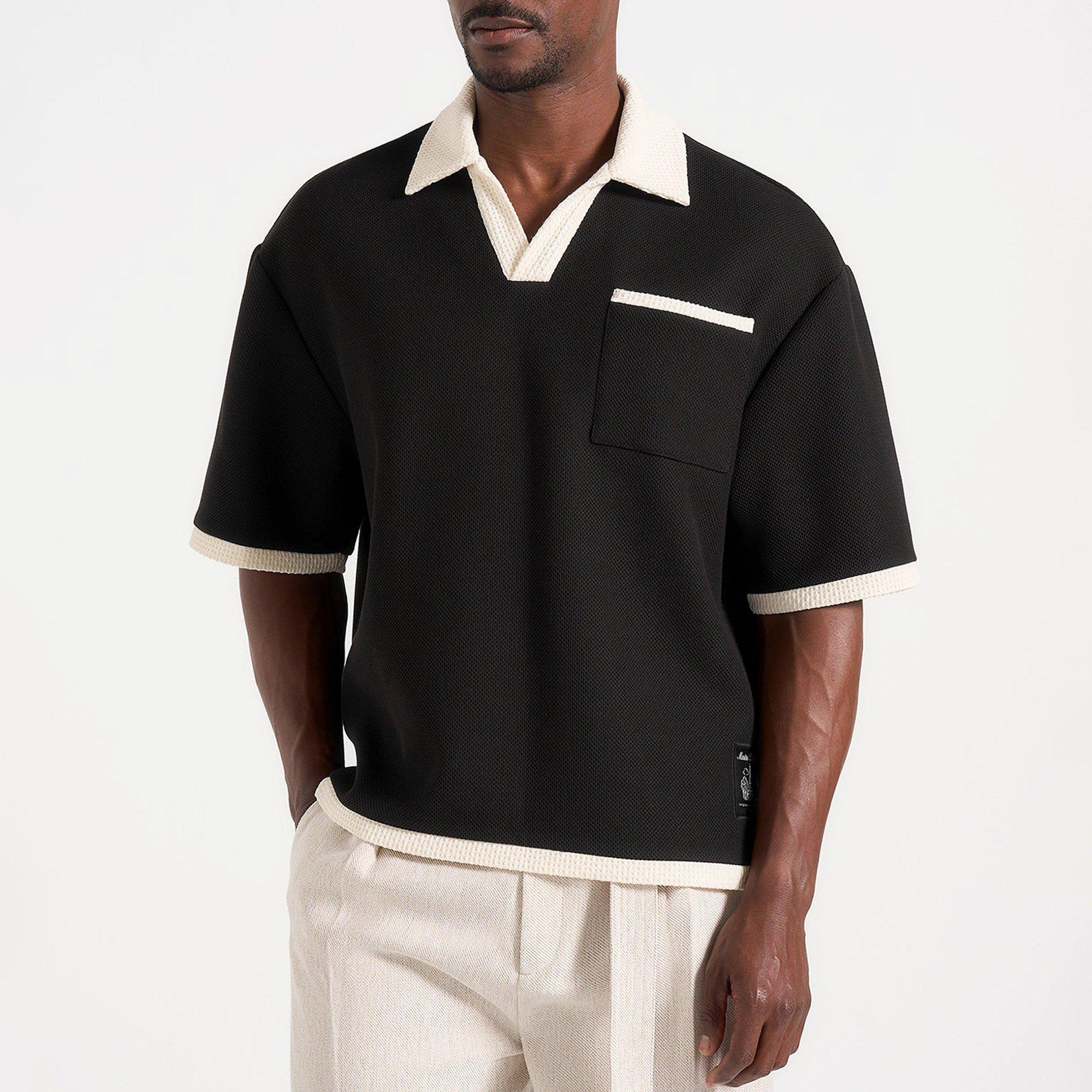 Black - Maniere De Voir - Maniere Crochet Polo Sn63 - 1