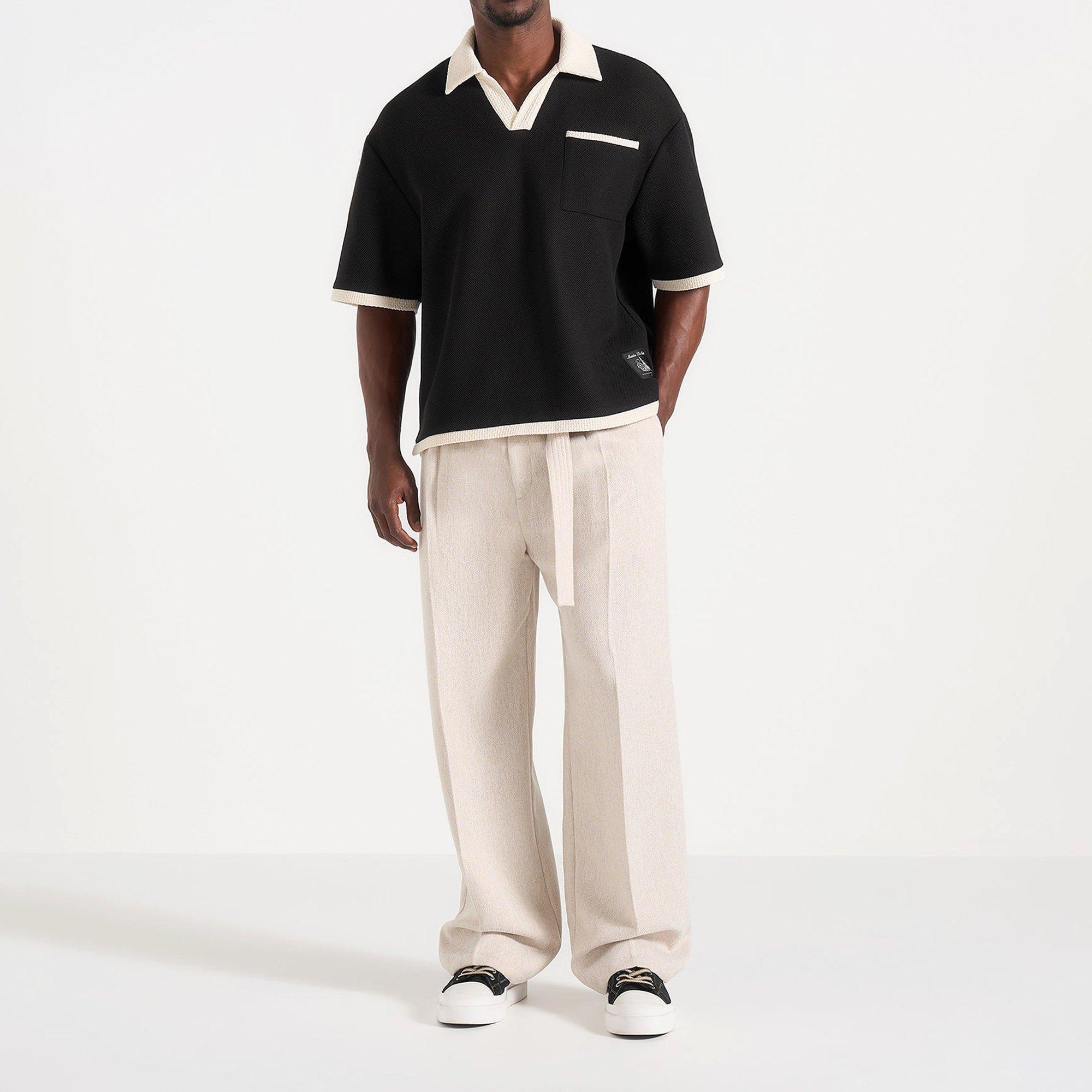 Black - Maniere De Voir - Maniere Crochet Polo Sn63 - 6