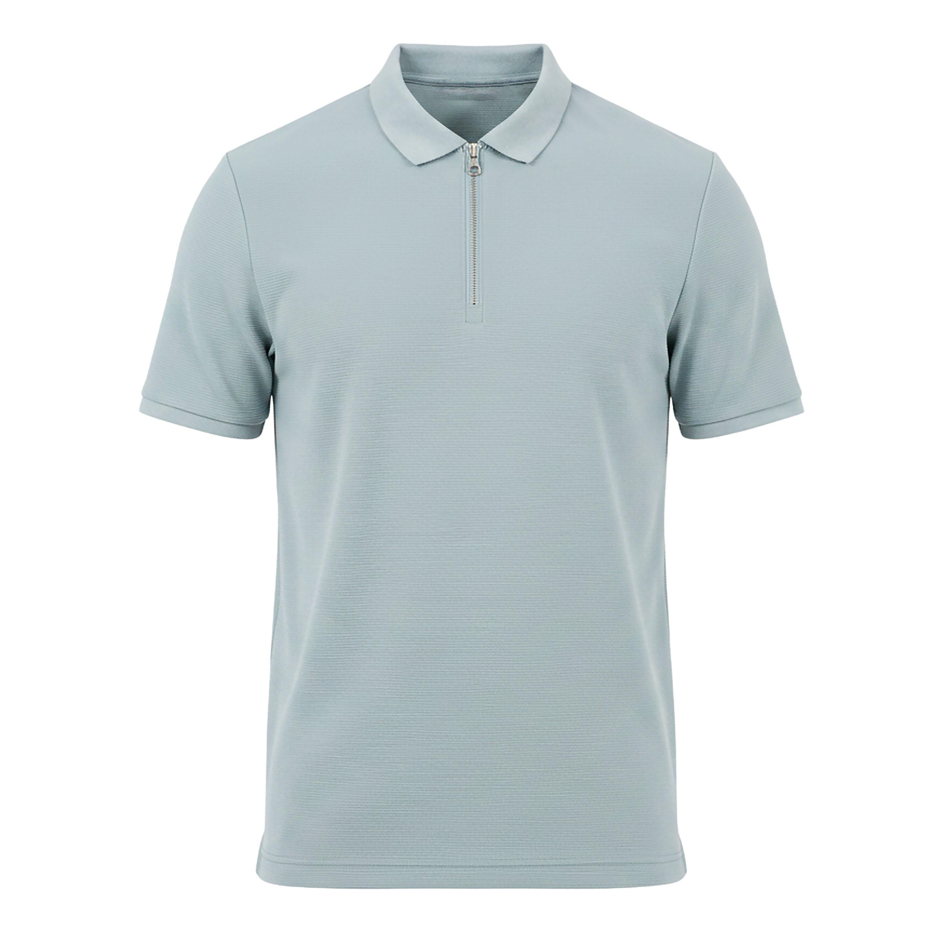 Duck Egg Blue - Brave Soul - Men's Short Sleeve Polo Shirt - 1