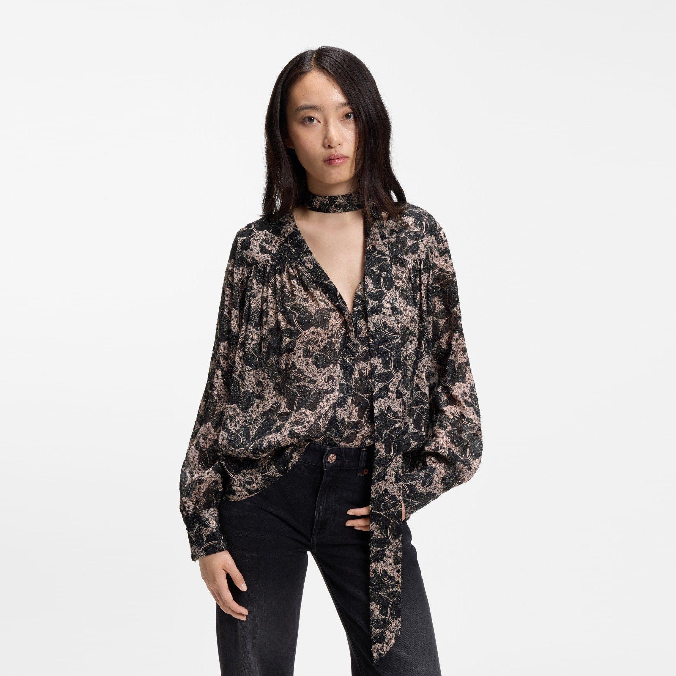 Brown 974 - Boss - Boss Bemely Blouse Ld64 - 2