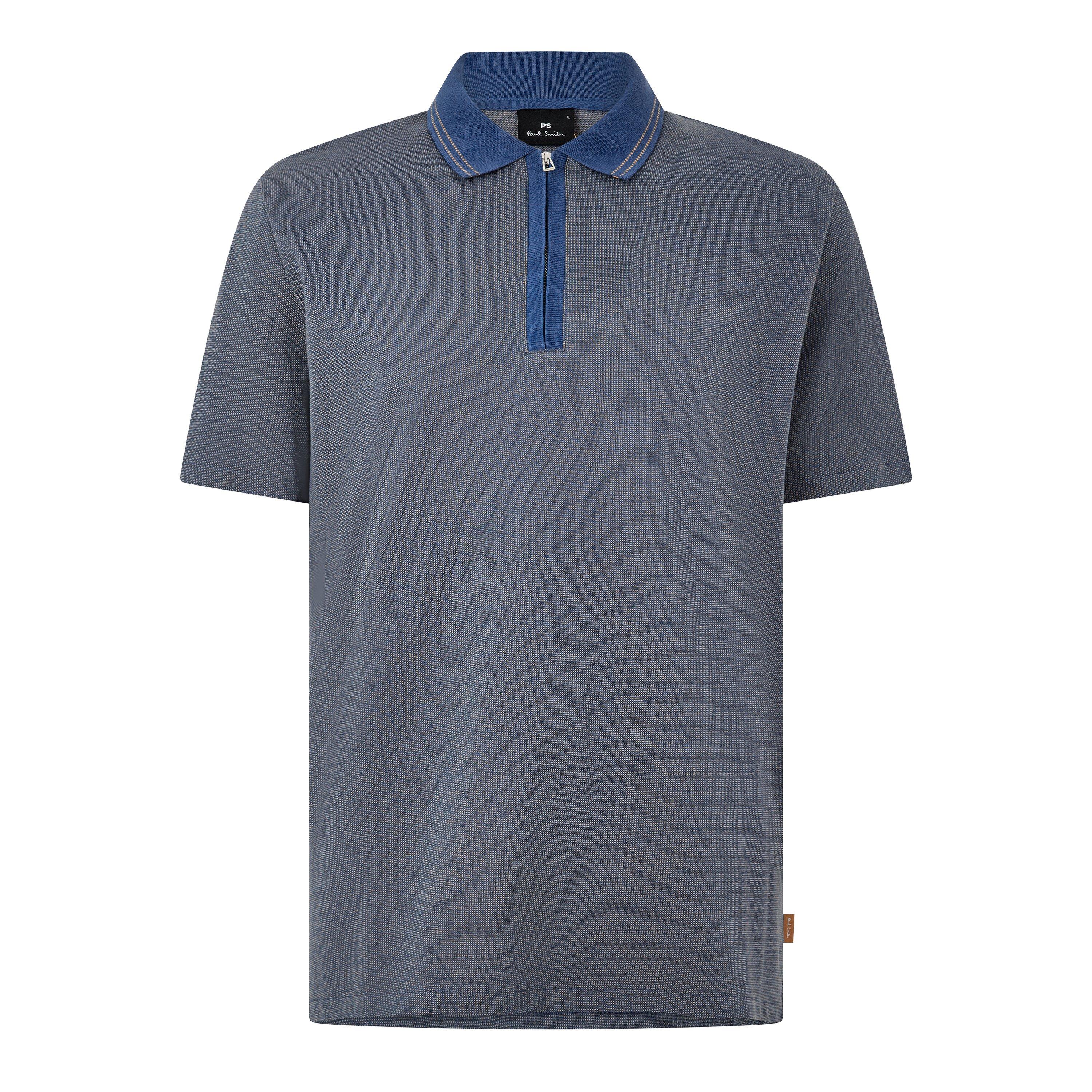 Men's MicroDot Cotton Short-Sleeve Polo Shirt