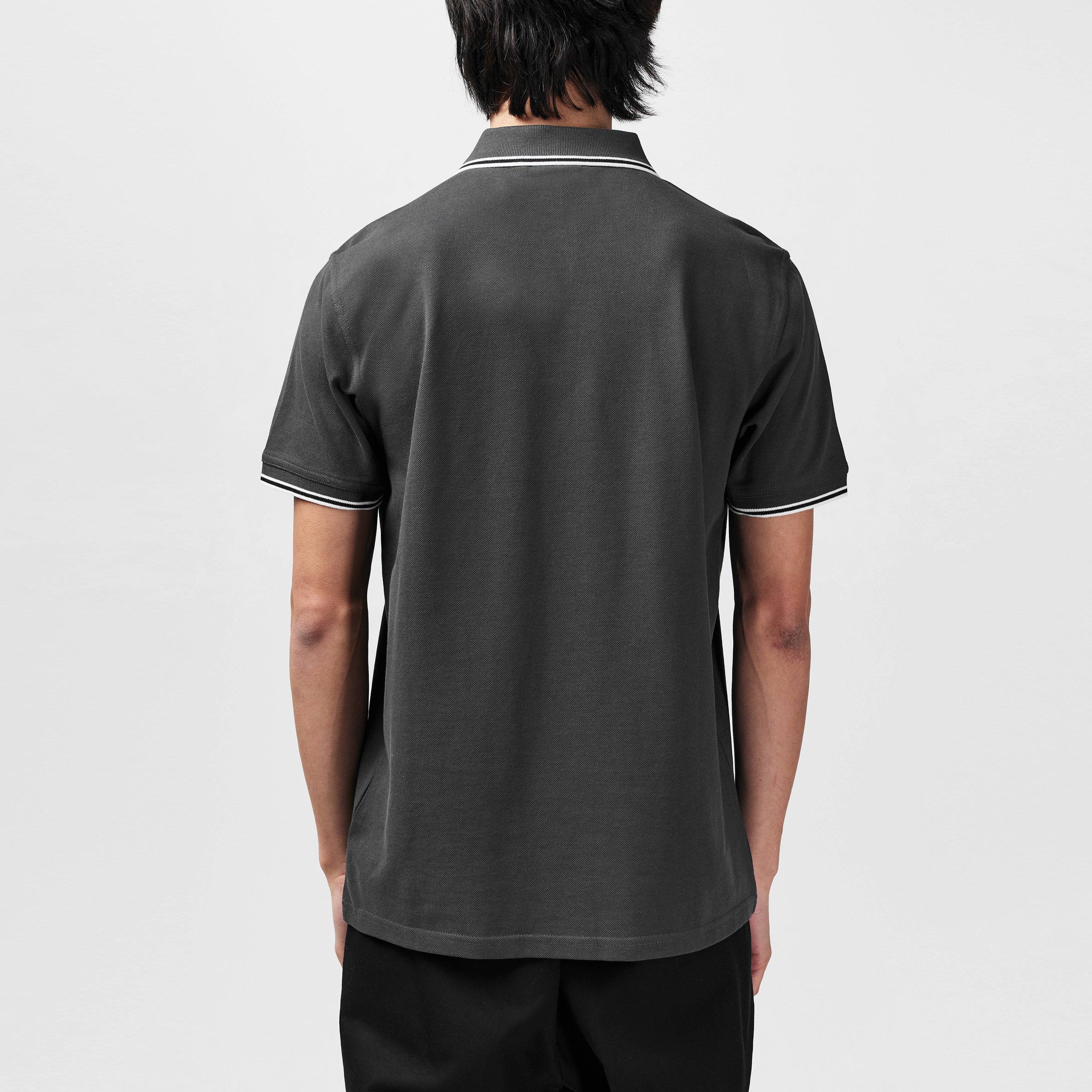 Asphalt CH52 - Barbour International - Mens Evan Polo Shirt - 4