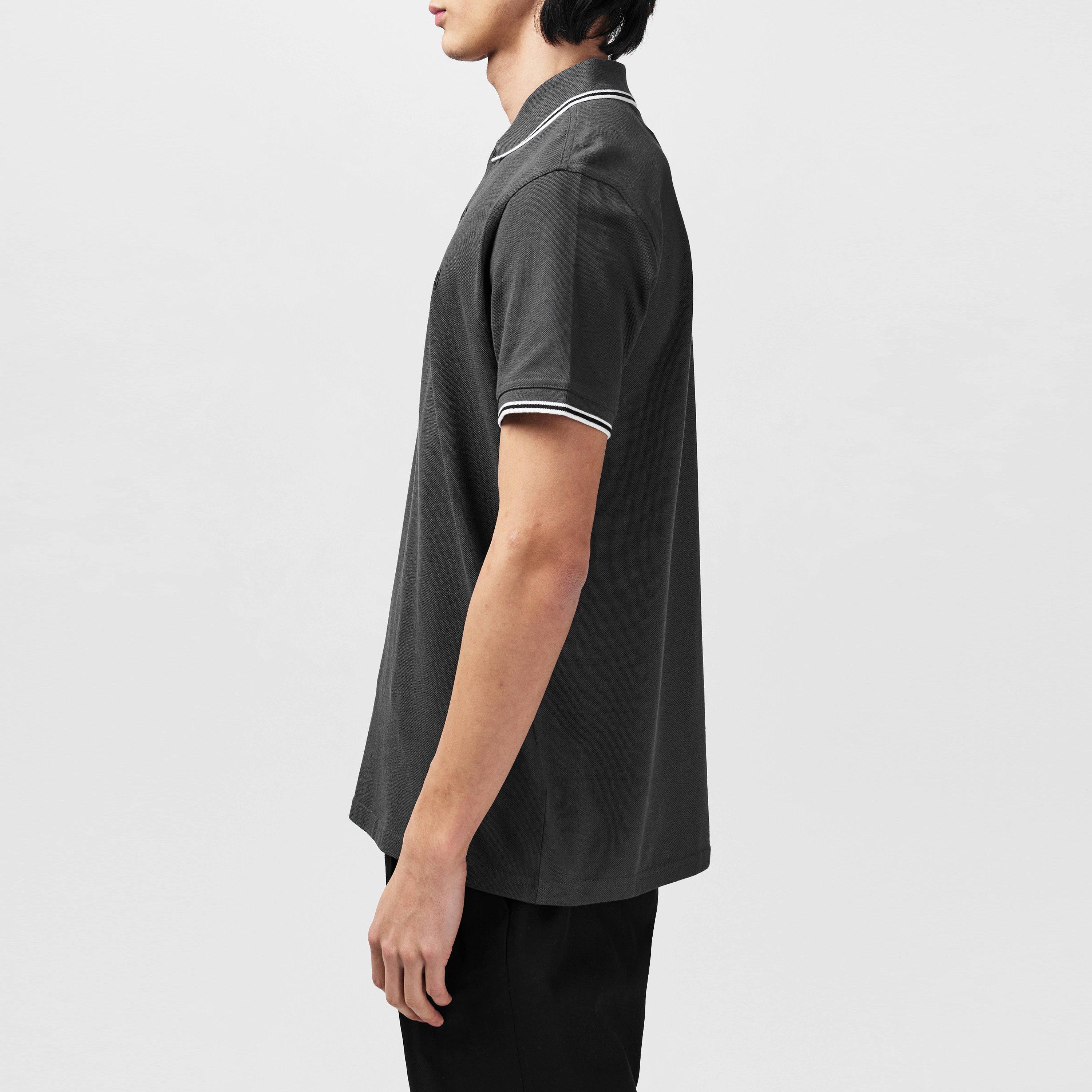 Asphalt CH52 - Barbour International - Mens Evan Polo Shirt - 5