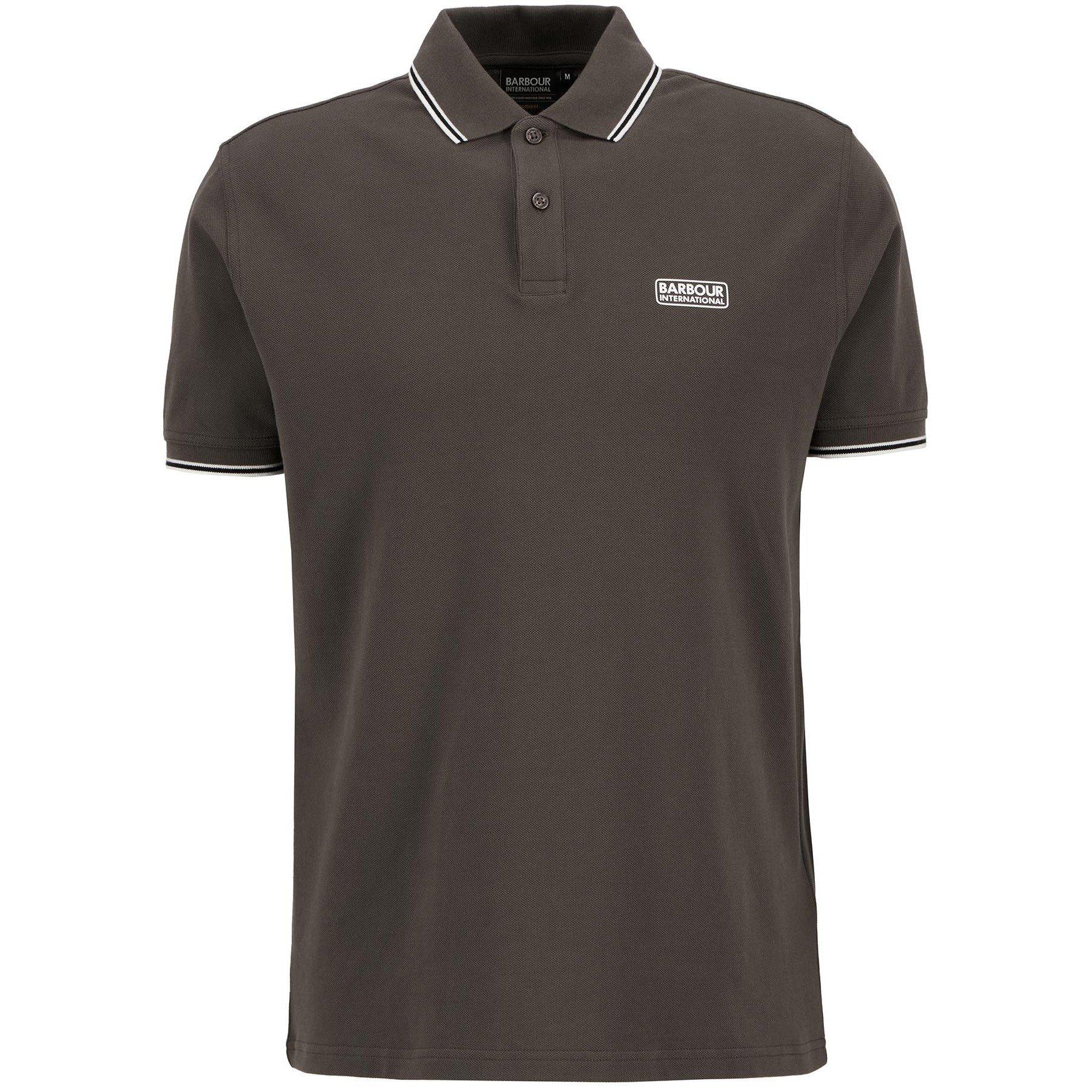 Barbour International Men's Brown Br97 Evan Polo Shirt - S
