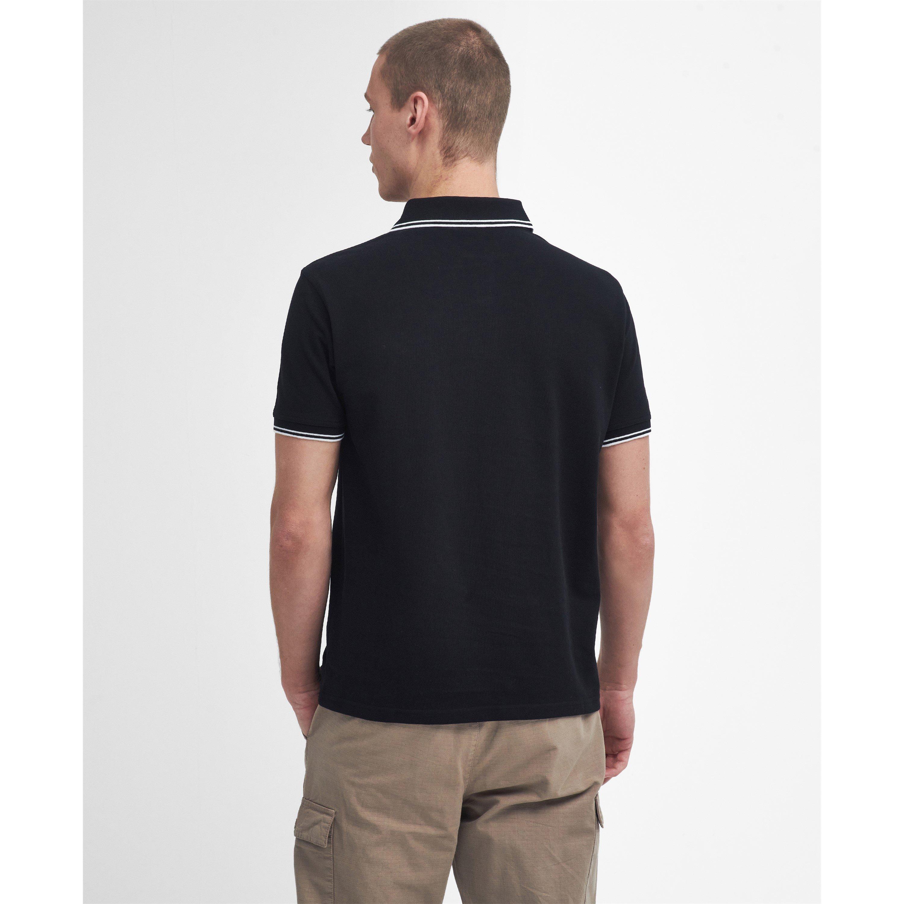Black BK72 - Barbour International - Mens Evan Polo Shirt - 4