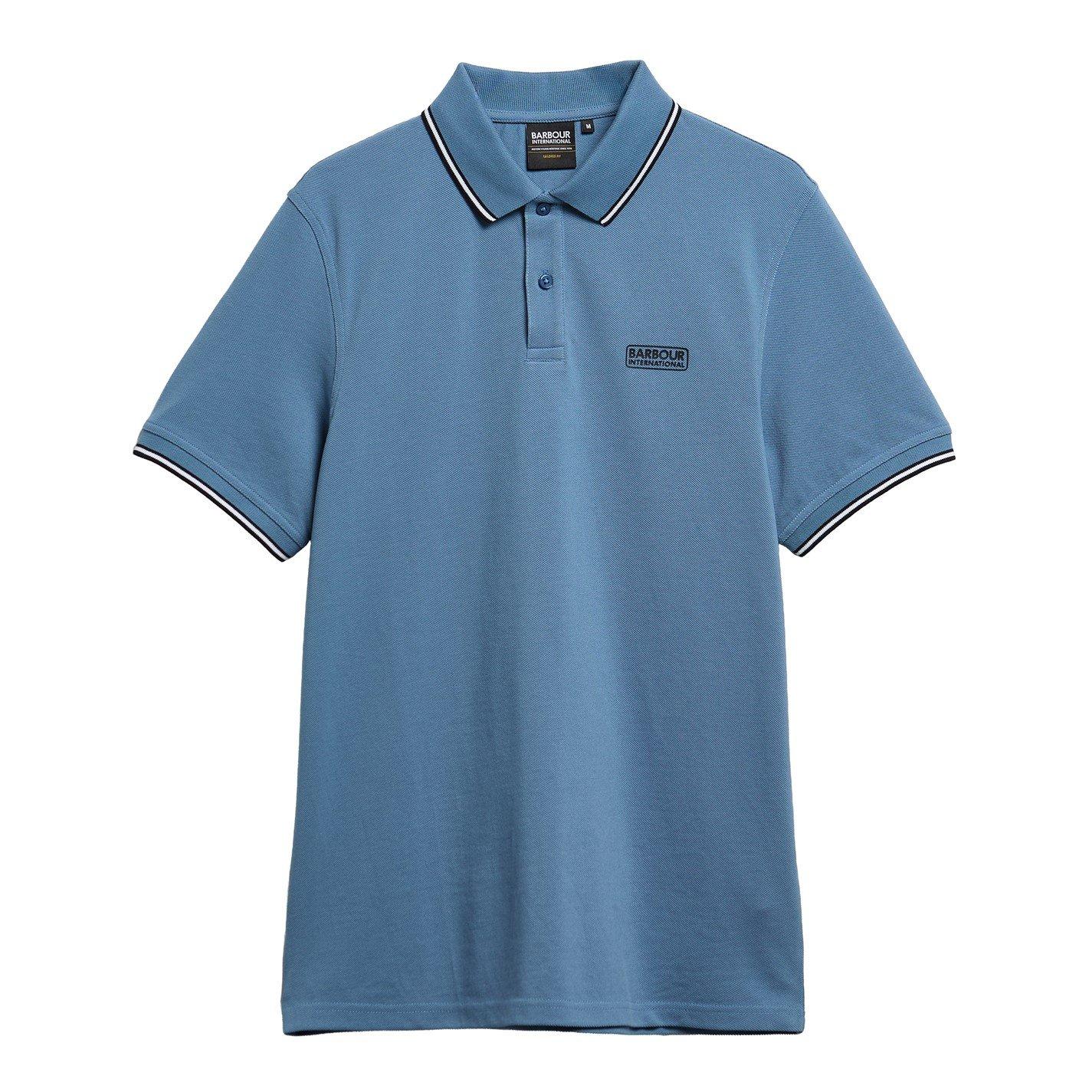 Barbour International Men's Evan Polo Shirt - Blue - M