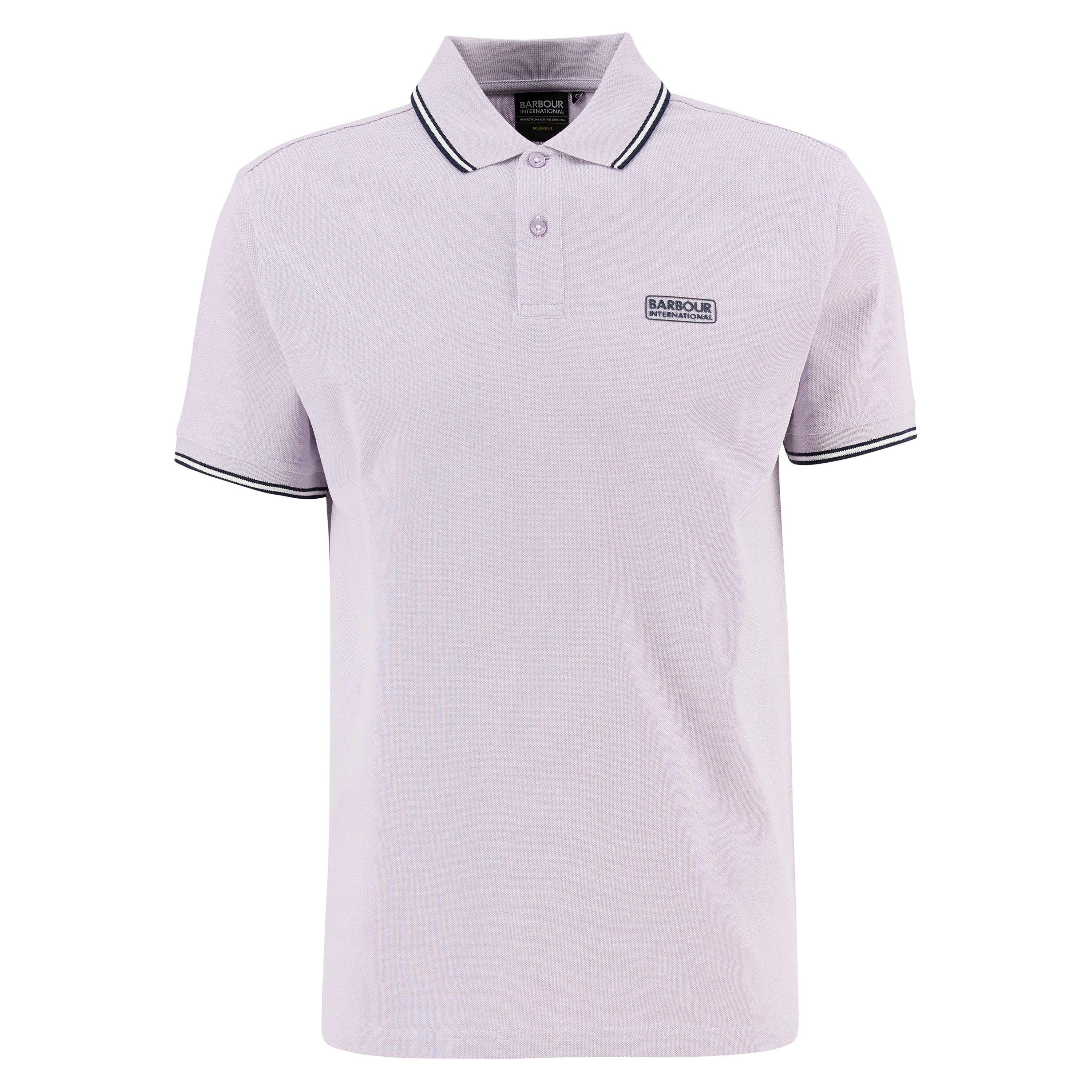 Barbour International Men's Evan Polo Shirt - Thistle Pu11 - M