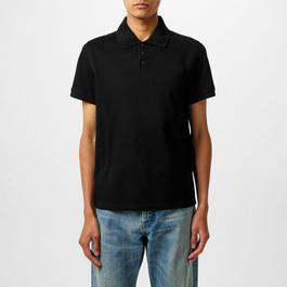 Saint Laurent Cassandre Piqué Polo Shirt