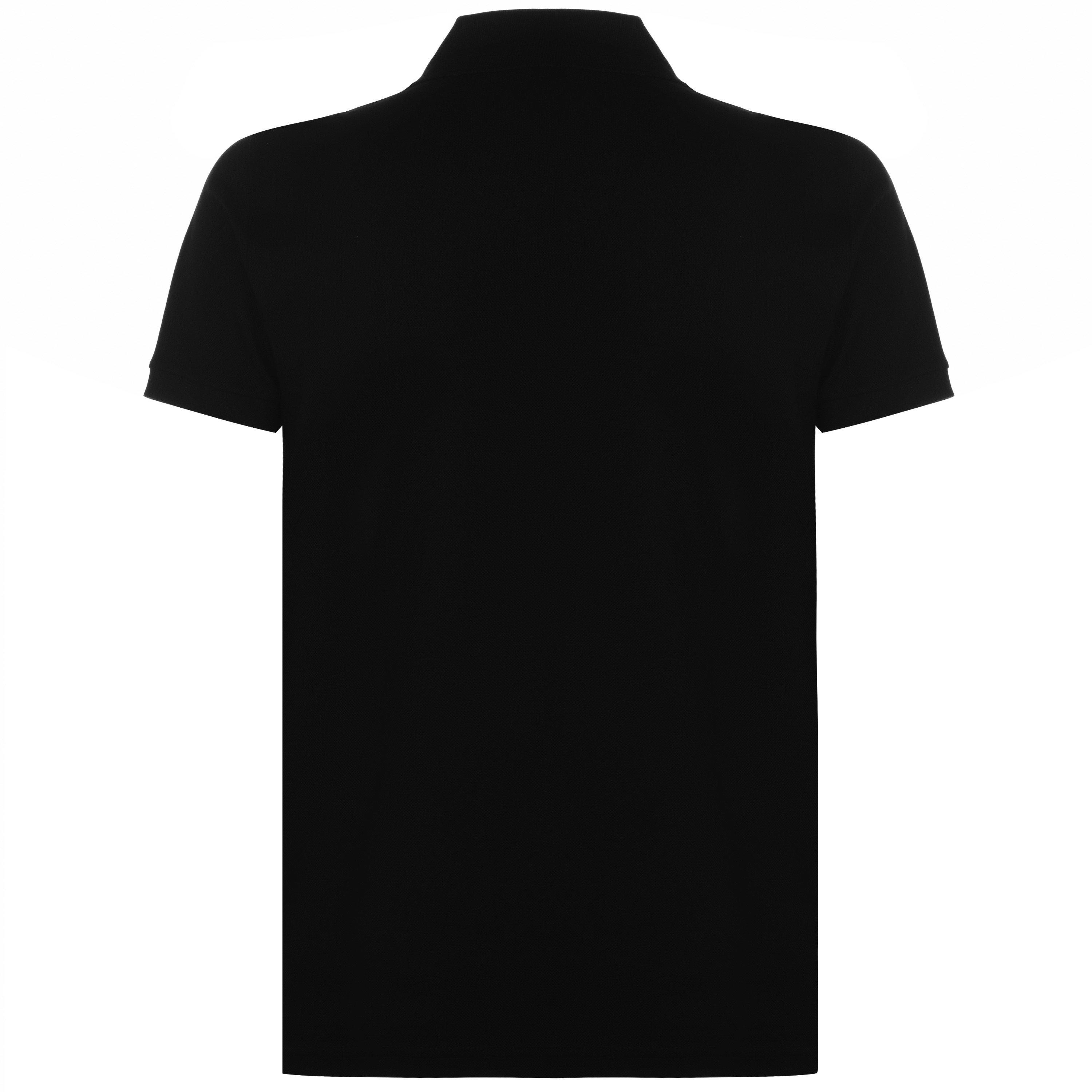 Noir - Saint Laurent - Cassandre Piqué Polo Shirt - 6