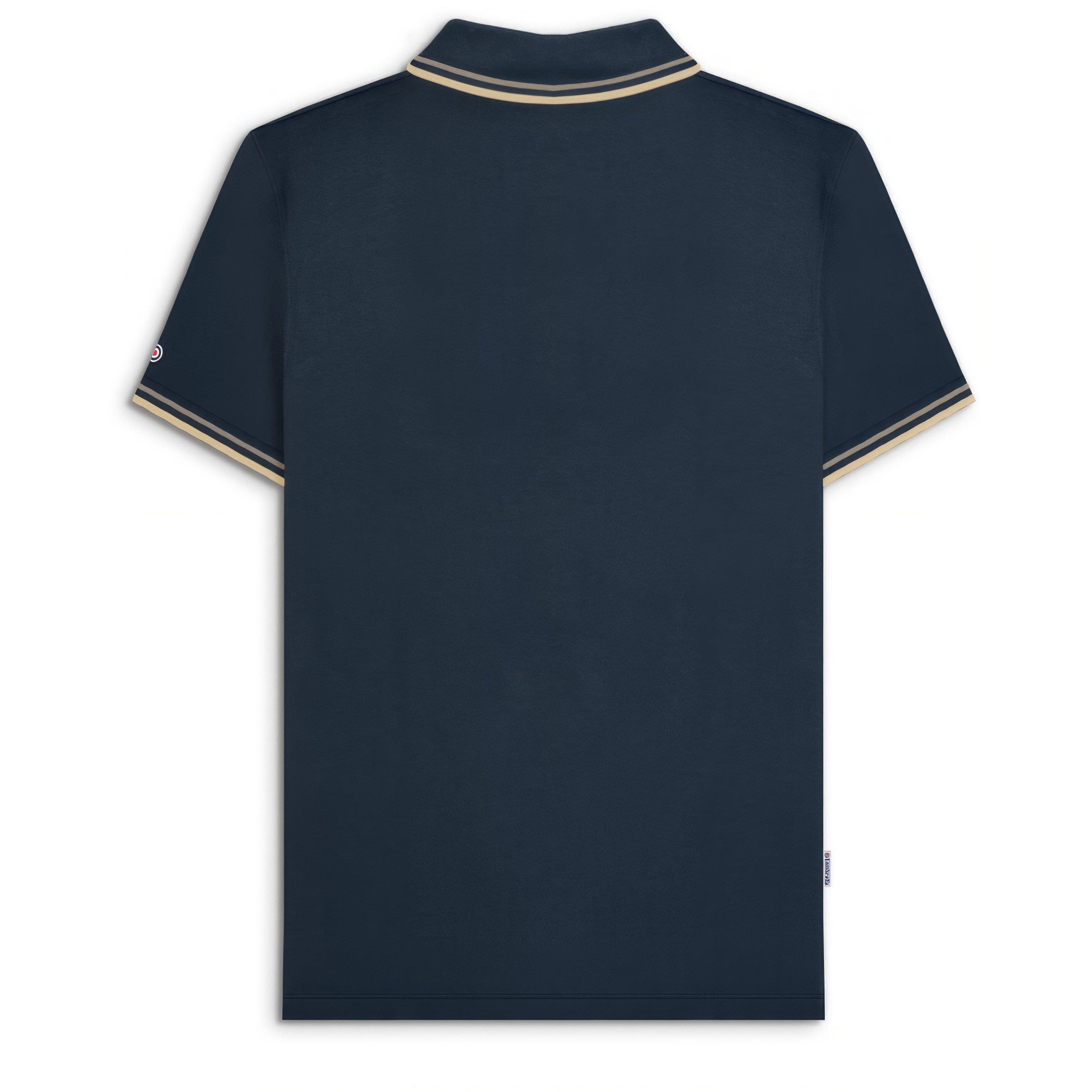 Navy Cinder - Lambretta - Twin Tipped Polo - 2