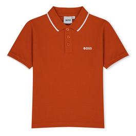 Boss Tipped Logo Polo Shirt Boys