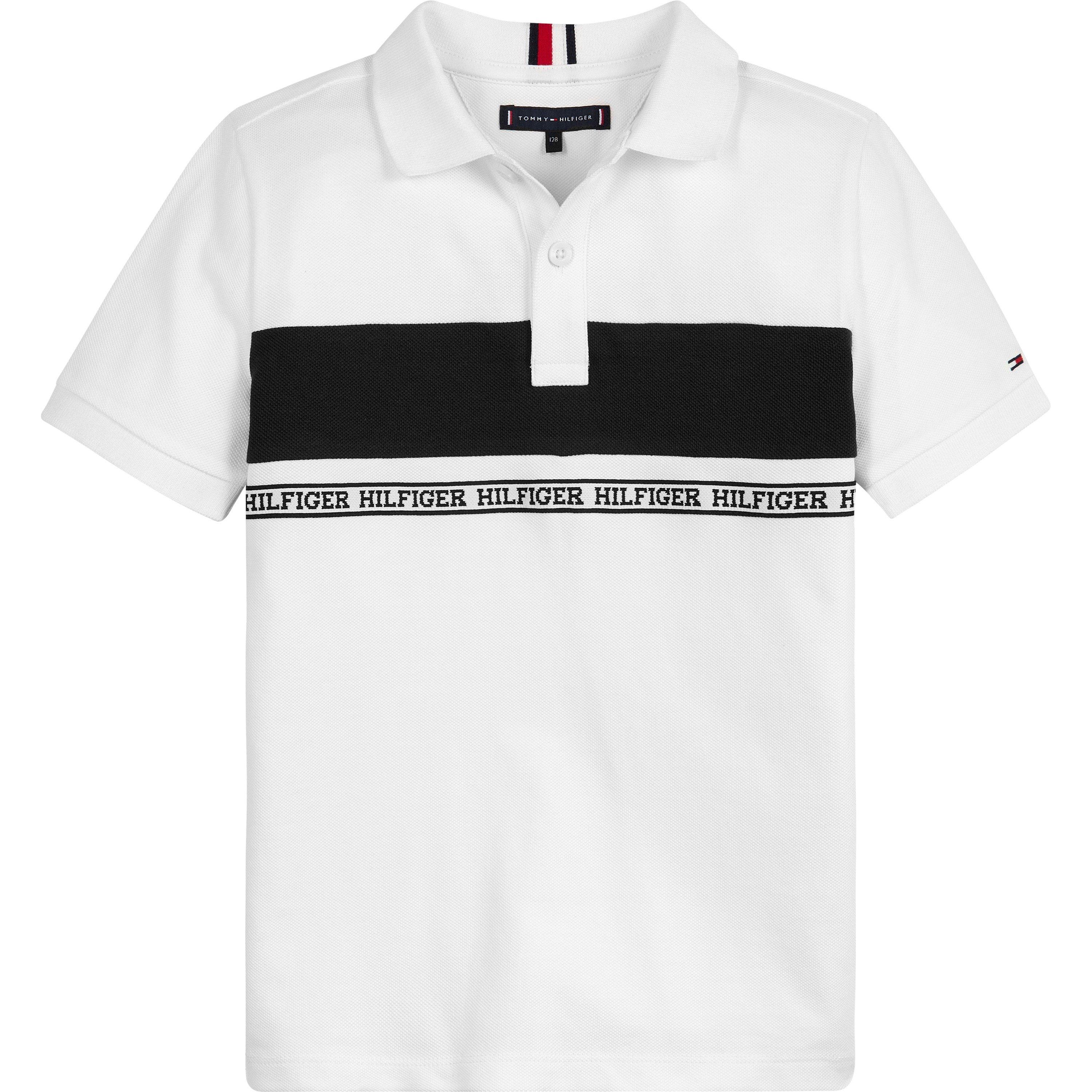 Tommy Hilfiger Tape Polo Shirt Juniors Short Sleeve Polos USC