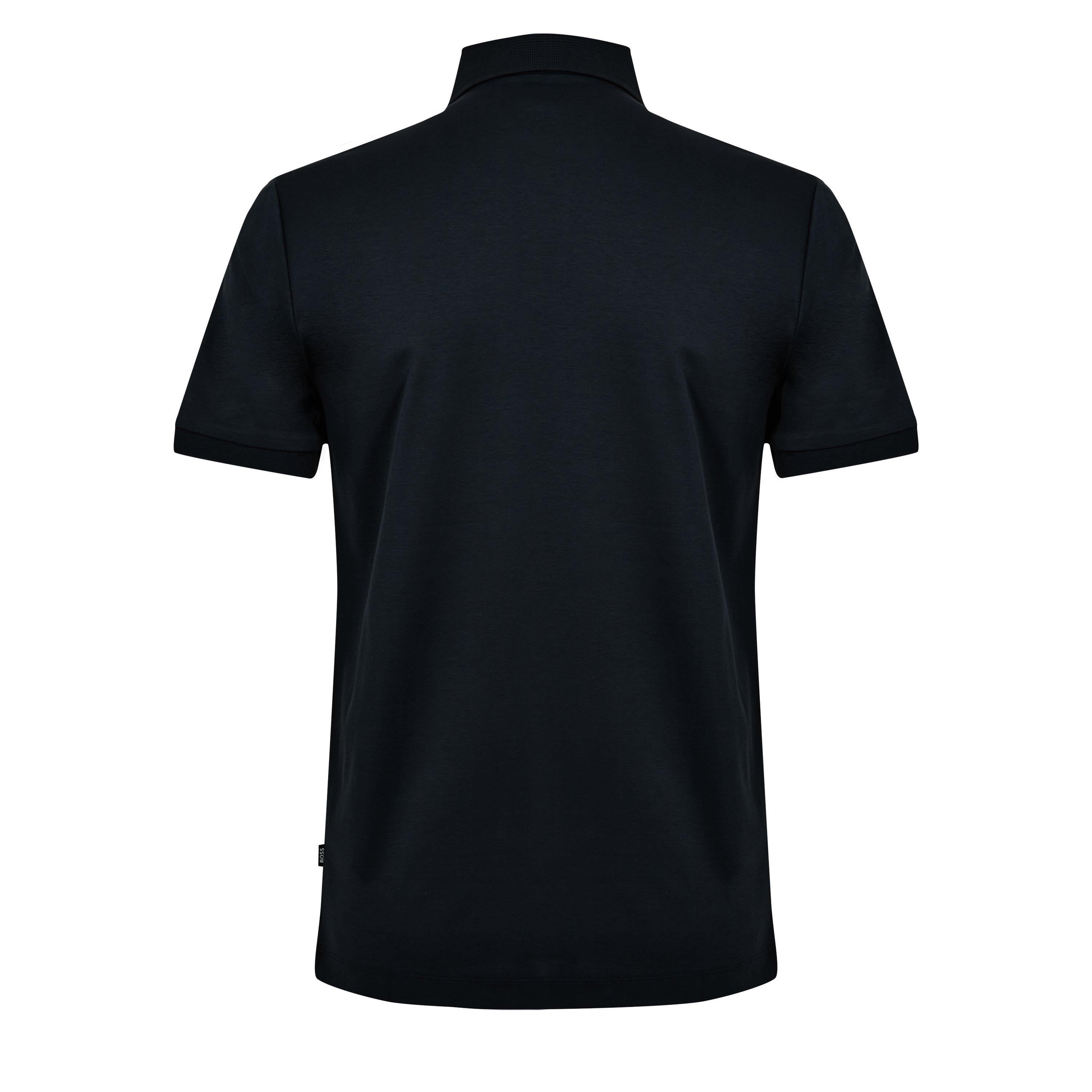 Dark Blue 405 - Boss - Men's Parlay Cotton Short Sleeve Polo Shirt - 2
