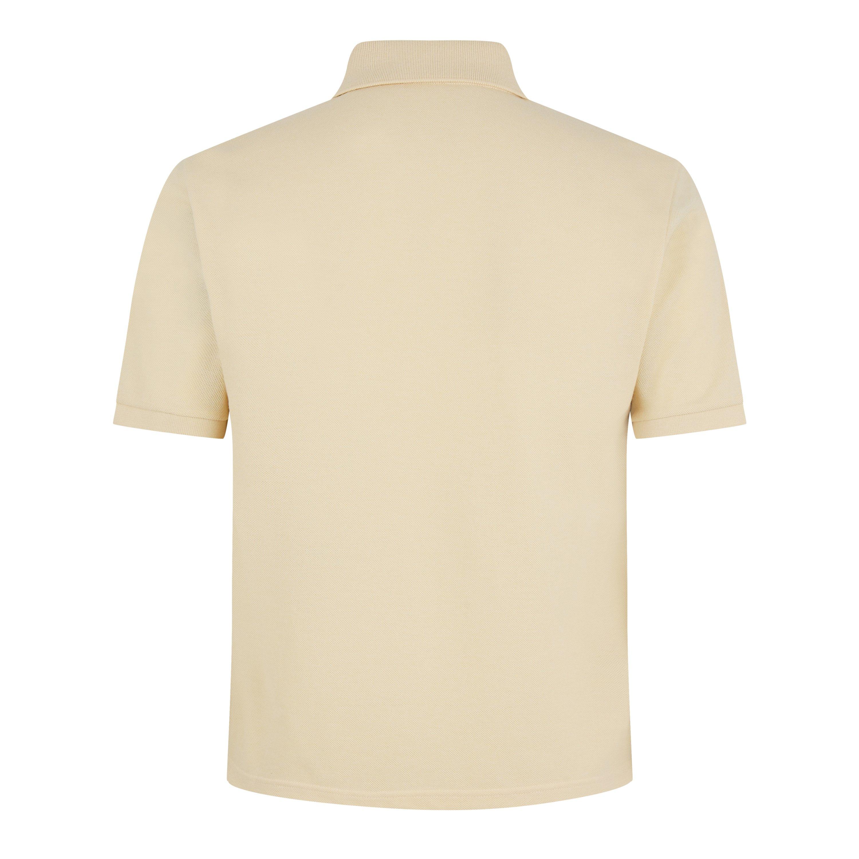 Yellow/Blue - Saint Laurent - Logo Pique Polo Shirt - 5