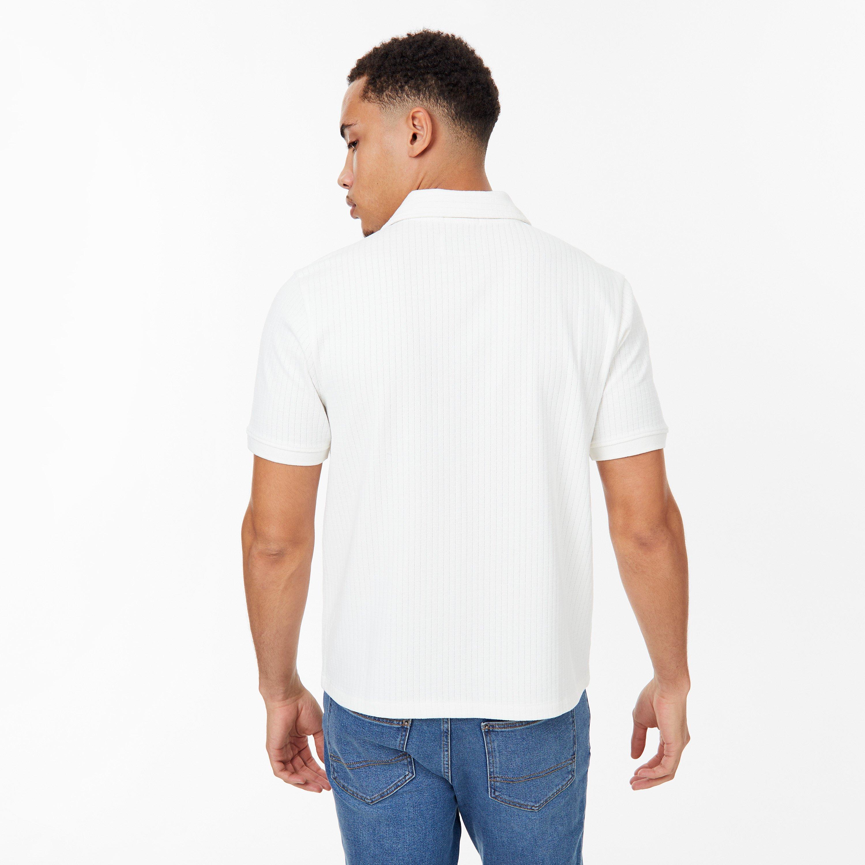 Cream - Jack Wills - Waffle Polo - 2