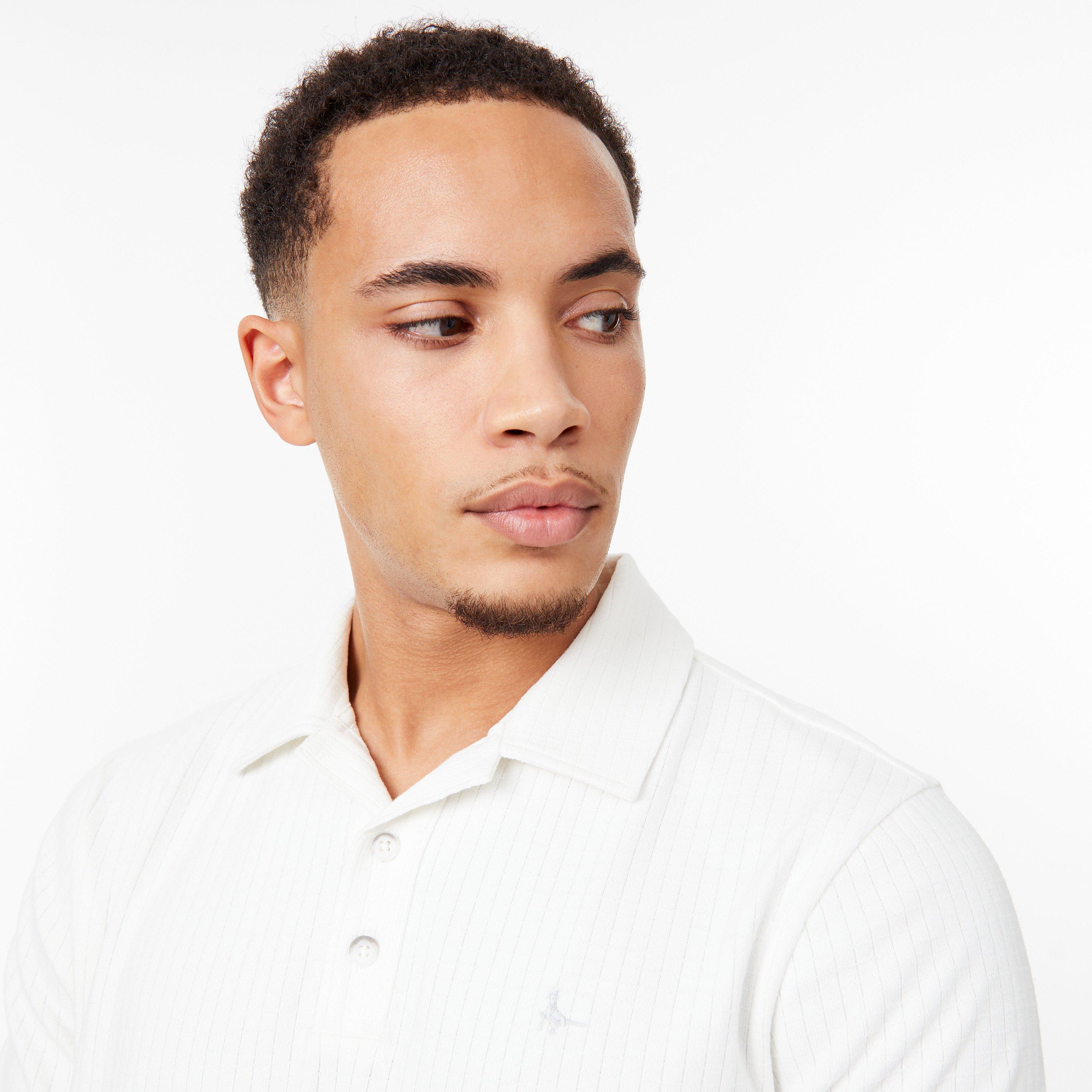 Cream - Jack Wills - Waffle Polo - 3