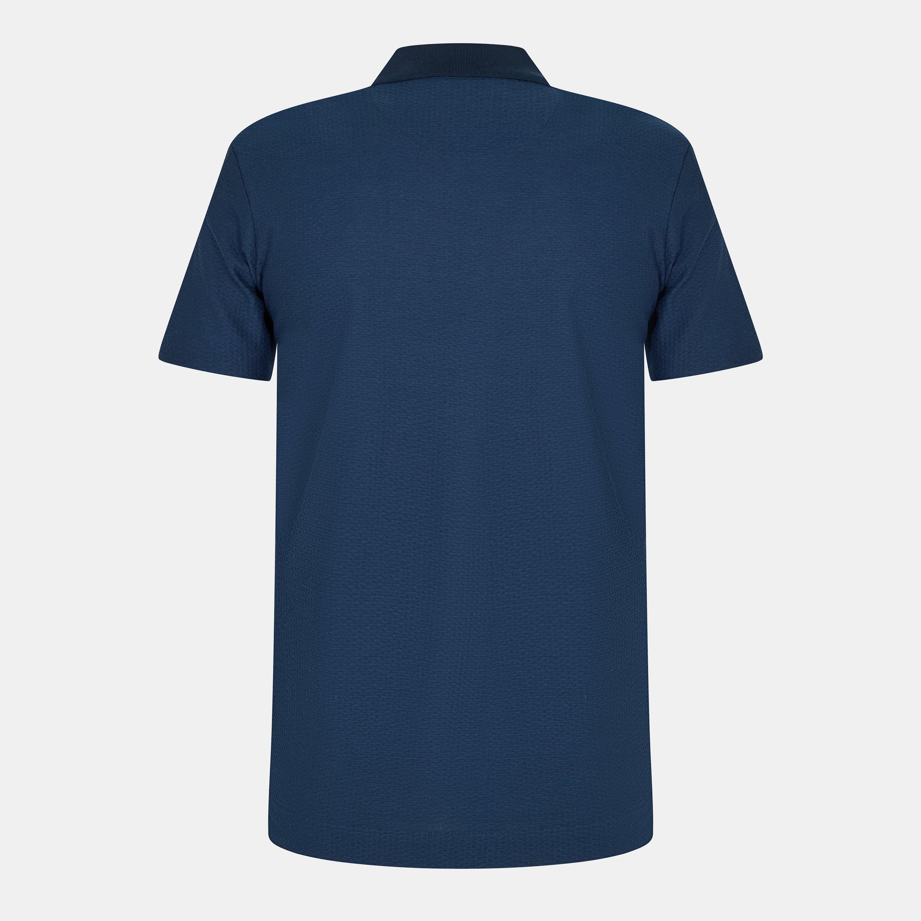 Dark Blue - Boss - Men's HBC Perry 53 Luxury Polo T-Shirt - 2