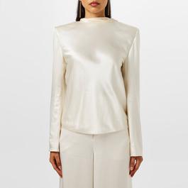 Saint Laurent Cowl Back Blouse