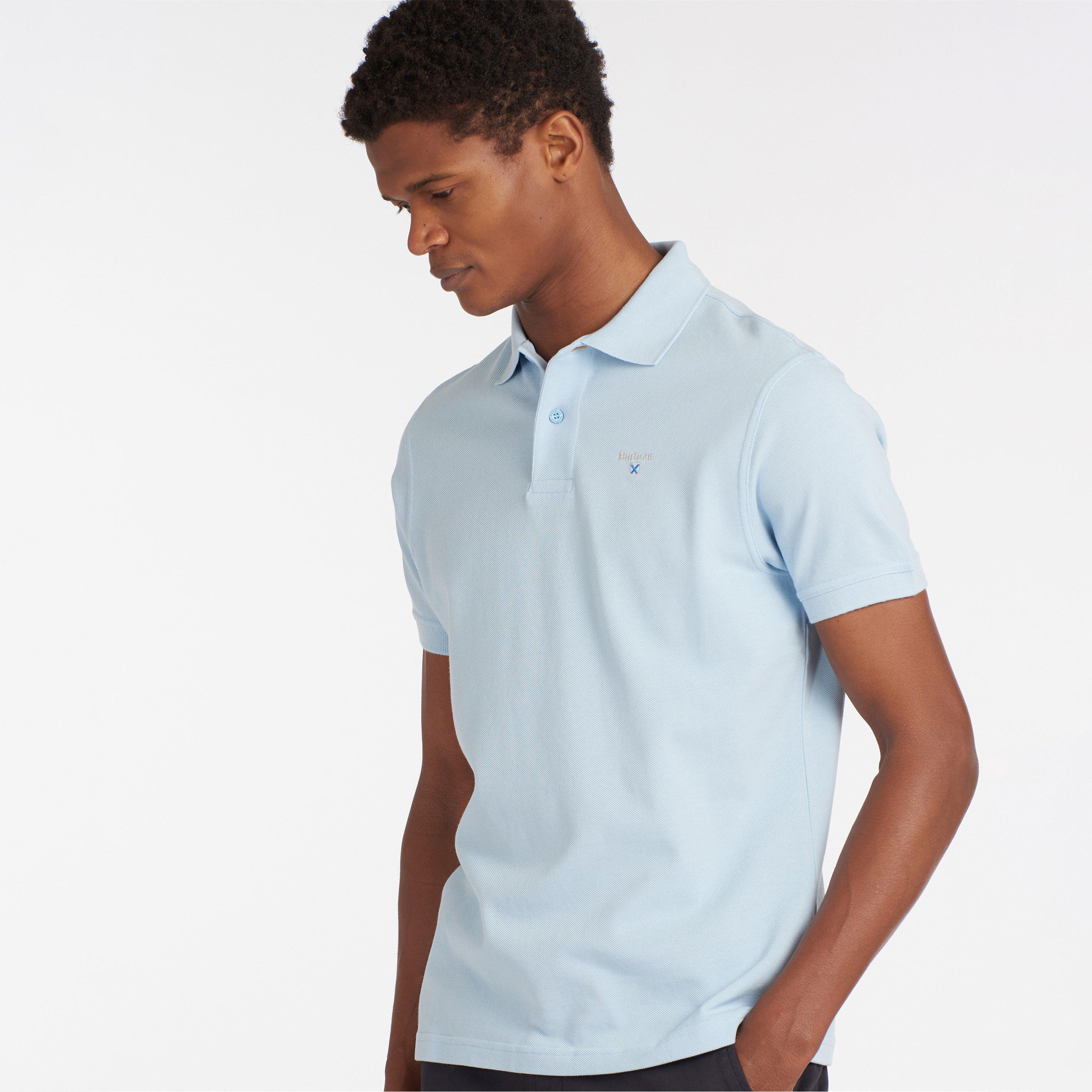 Sky Blue BL32 - Barbour - Men's Sports Polo Shirt - 2