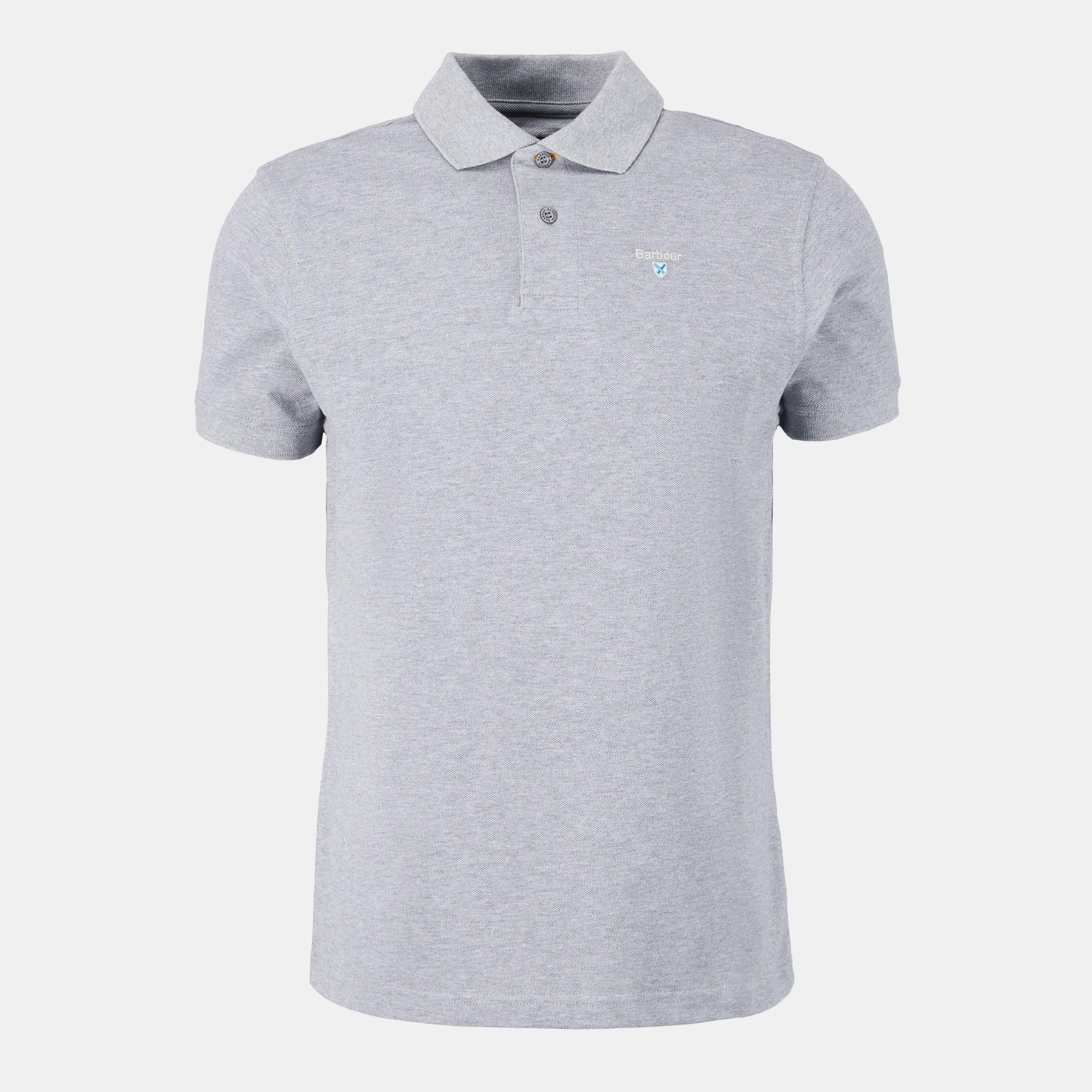 Grey Marl GY52 - Barbour - Men's Sports Polo Shirt - 1
