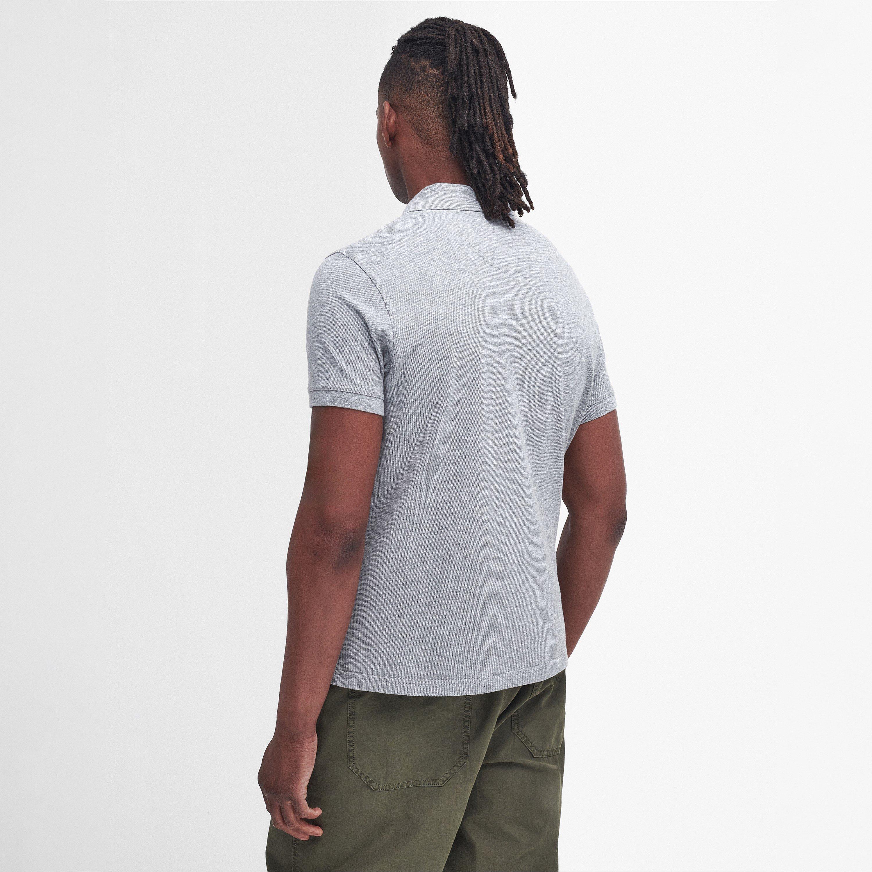 Grey Marl GY52 - Barbour - Men's Sports Polo Shirt - 3