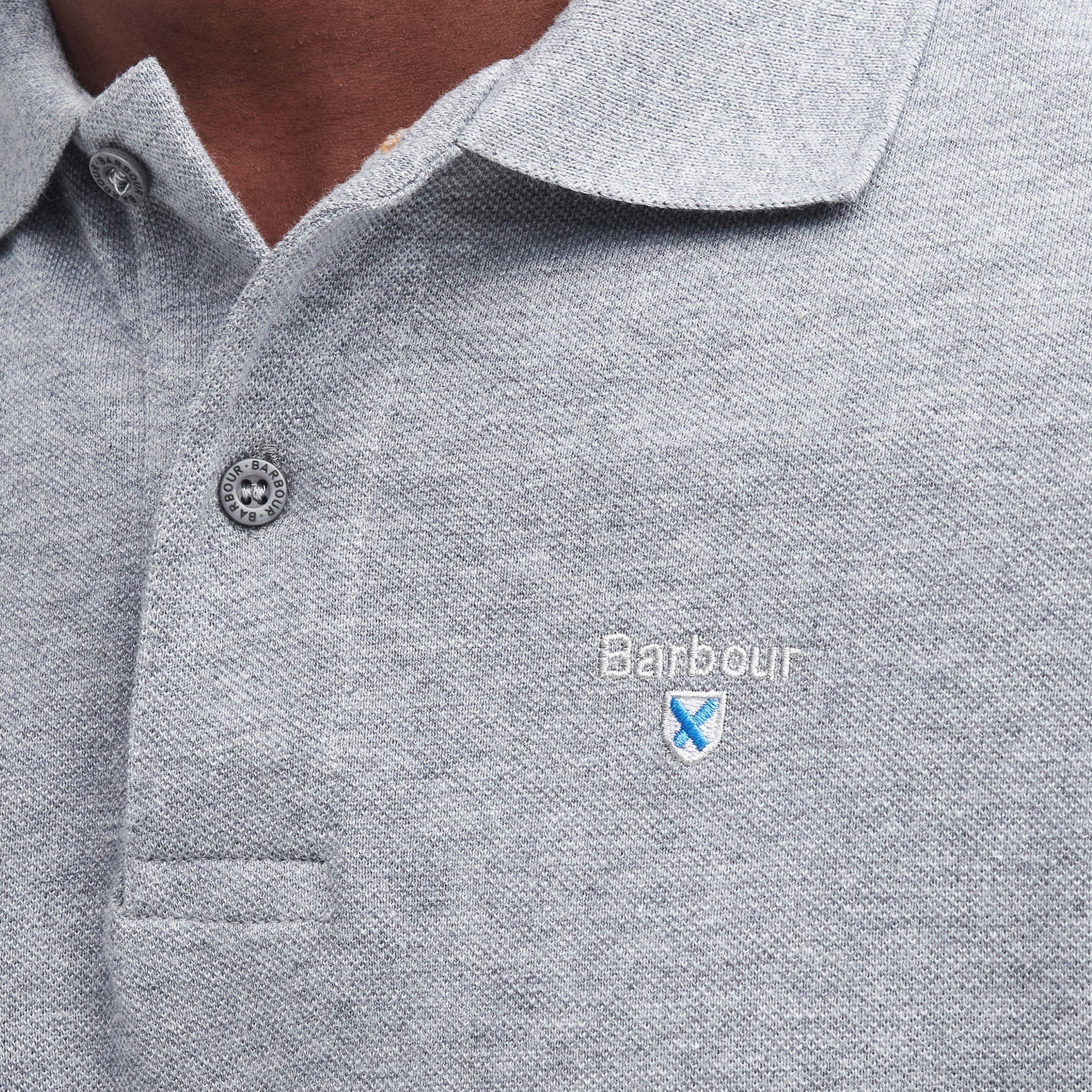 Grey Marl GY52 - Barbour - Men's Sports Polo Shirt - 4