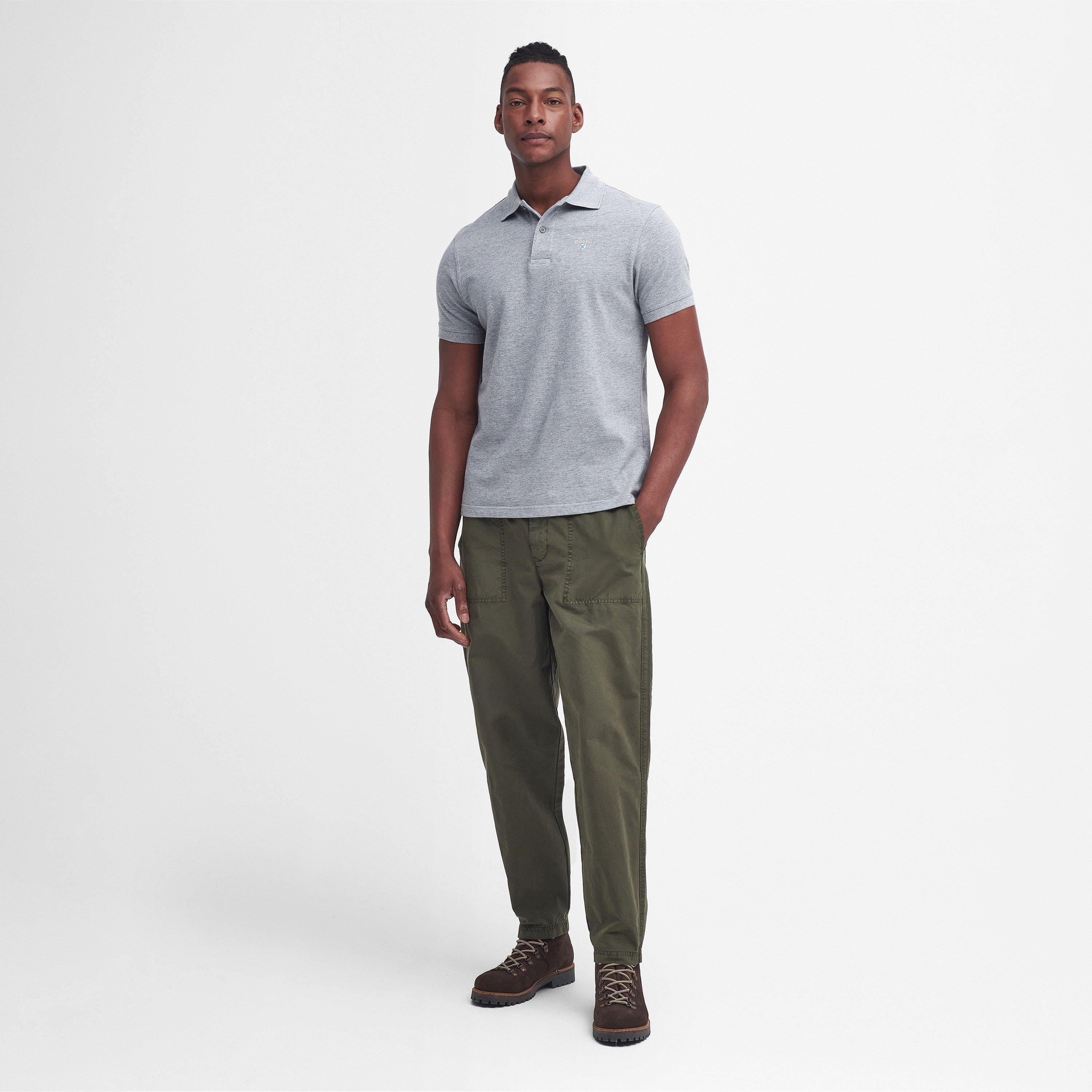 Grey Marl GY52 - Barbour - Men's Sports Polo Shirt - 5