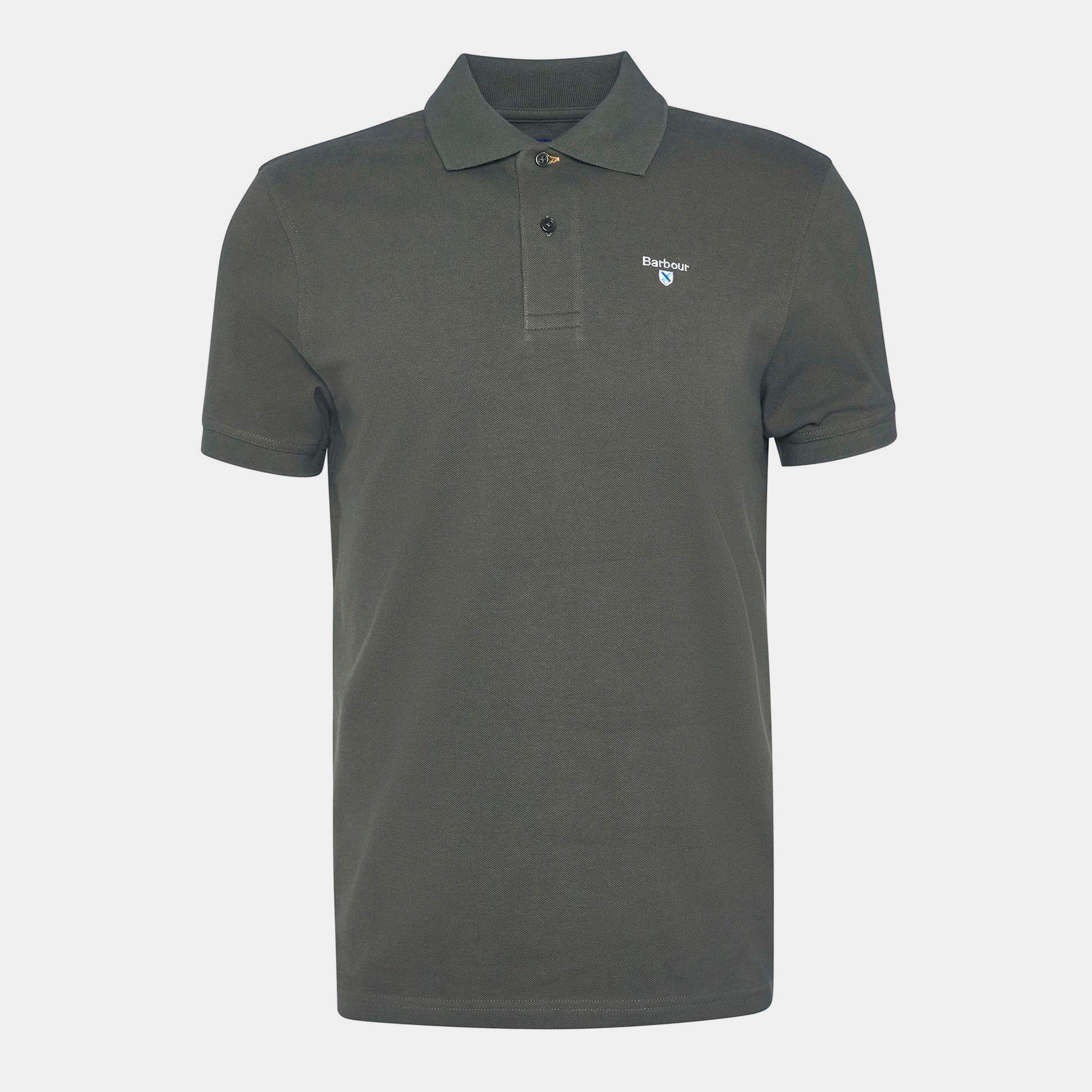 Barbour Men's Sports Polo Shirt - Green GN84 - S